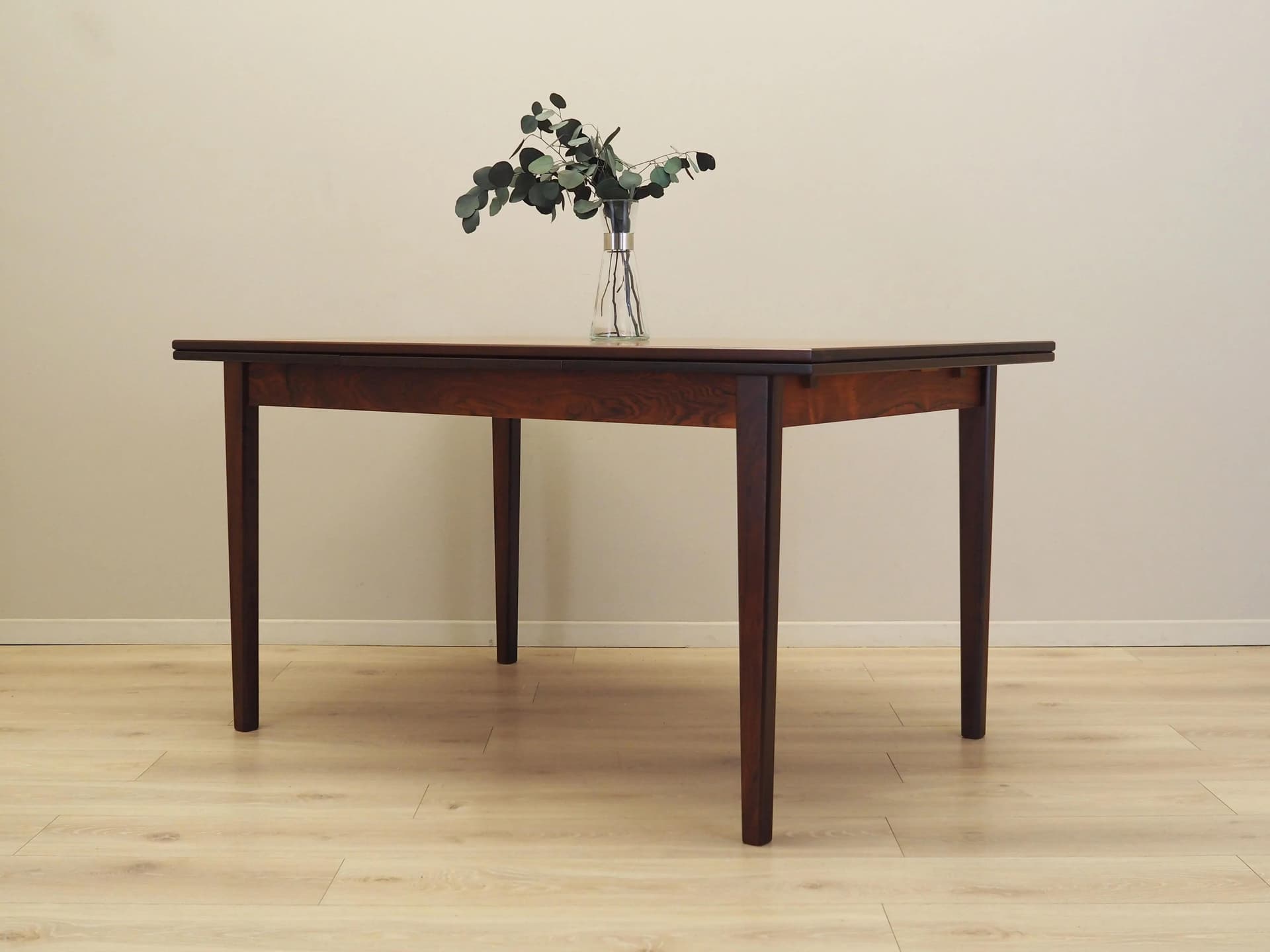 Rectangular table, brown rosewood, Denmark, 1970s. - 18257