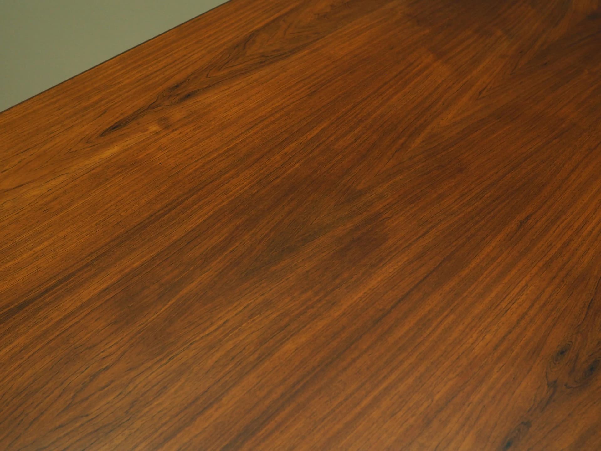 Rectangular table, brown rosewood, Denmark, 1970s. - 18263