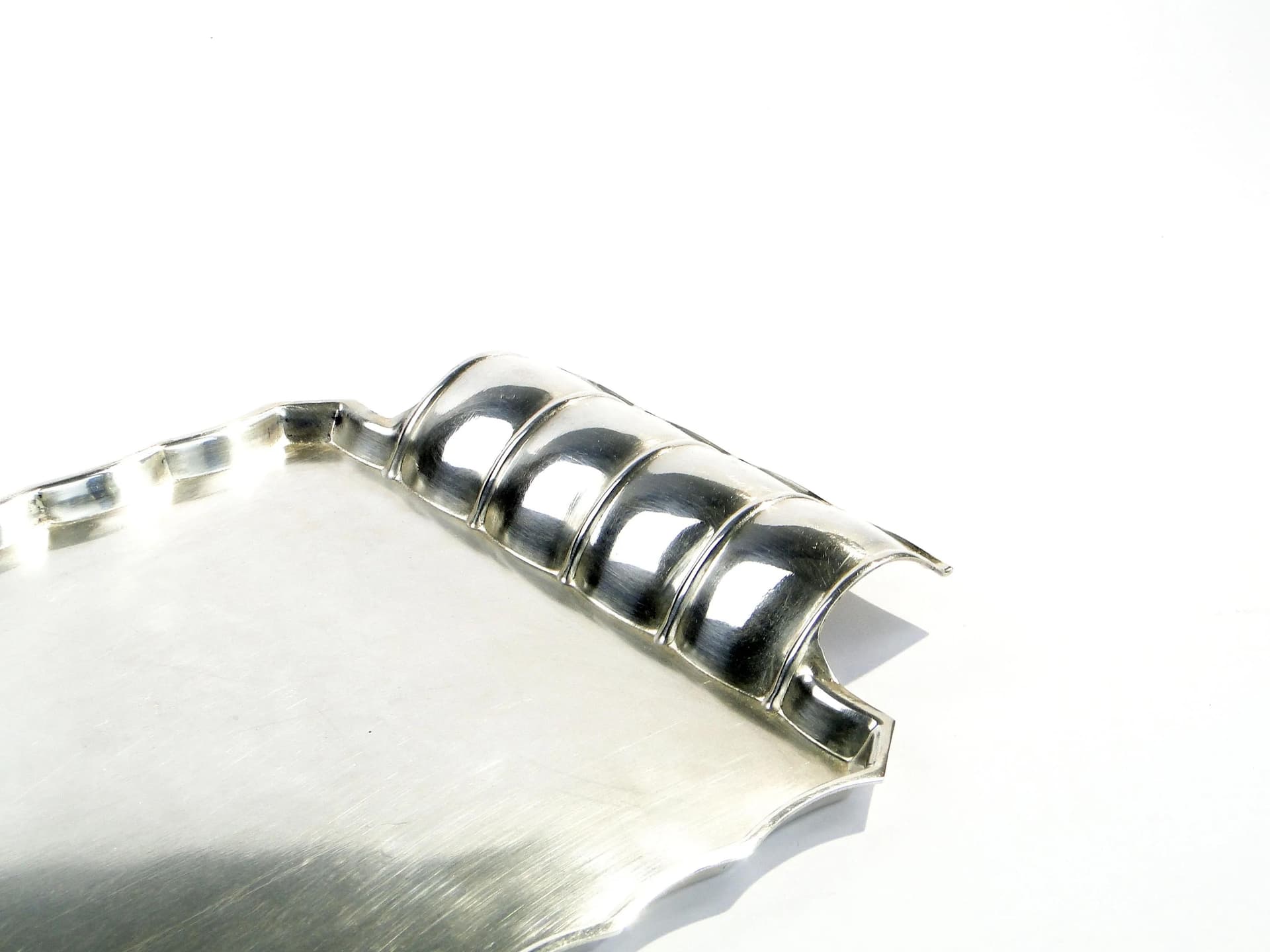 Tray Art Deco, silver, brass, Sandrik, Austria, 1920s - 18357