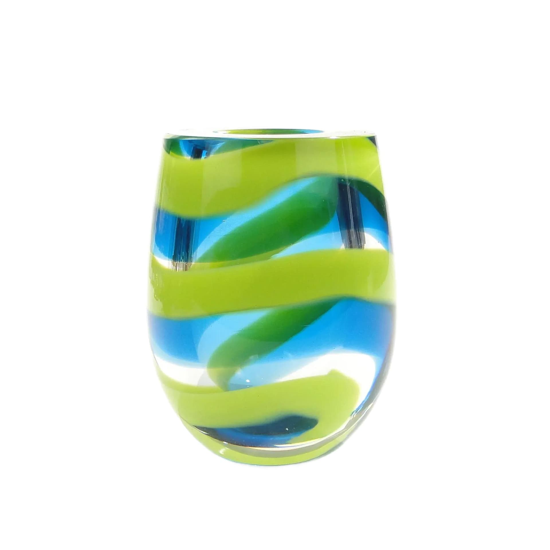 Wazon Roche, szkło wielobarwne, Francja, lata 60.