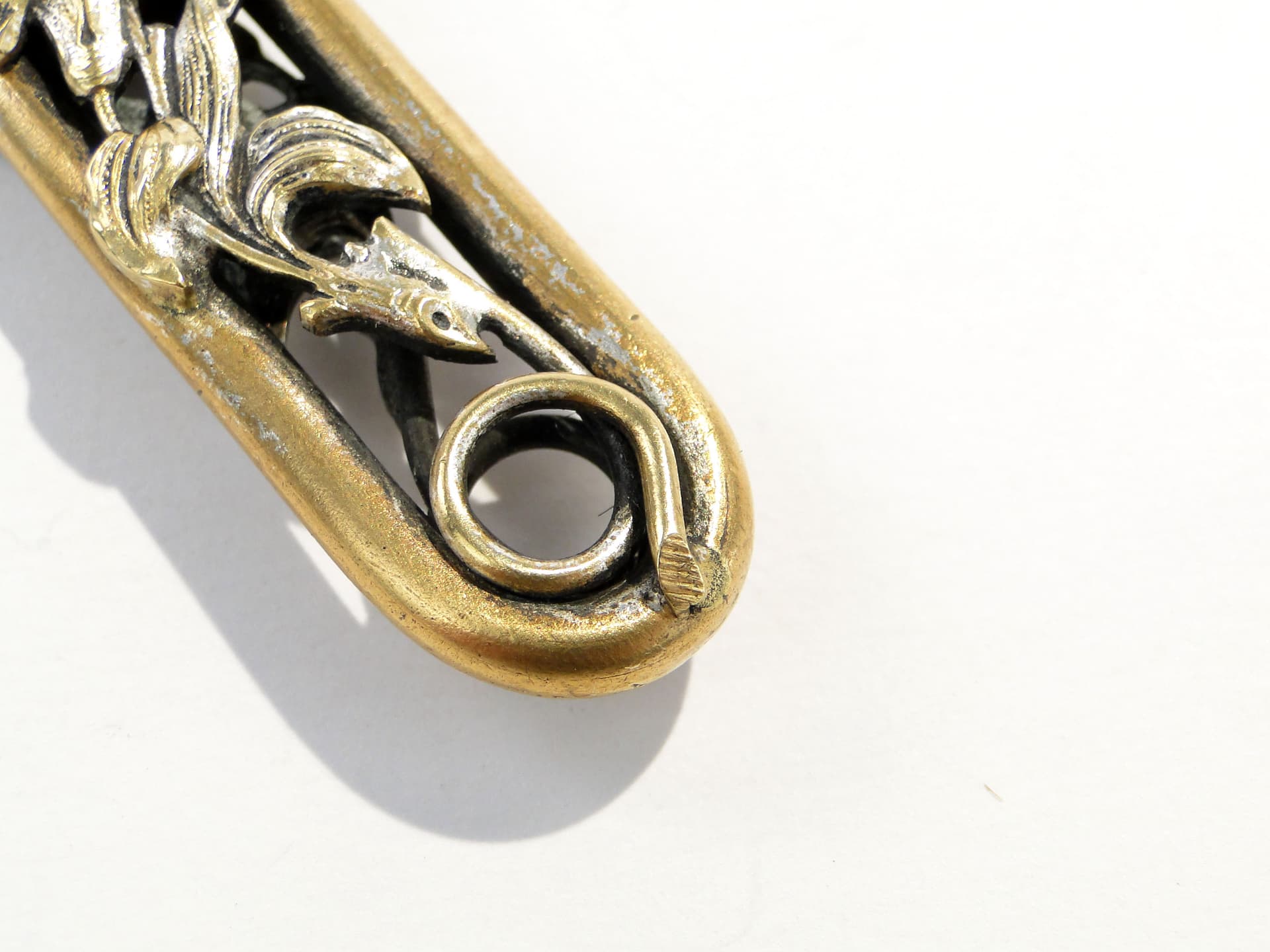 Letter opener Art Nouveau, golden, brass, Germany, 1920s. - 1896