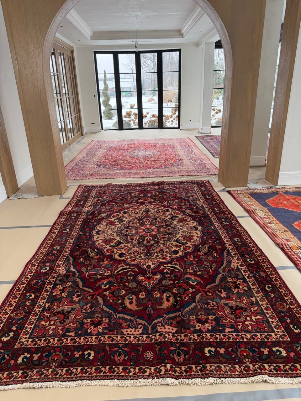 Dywan perski Bahtiari Hamadan, multikolor, wełna, Iran - 253364