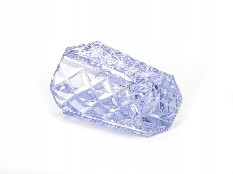 Komplet kieliszków Art Deco, lawendowy, kryształ, Czechosłowacja, lata 40. - 253412