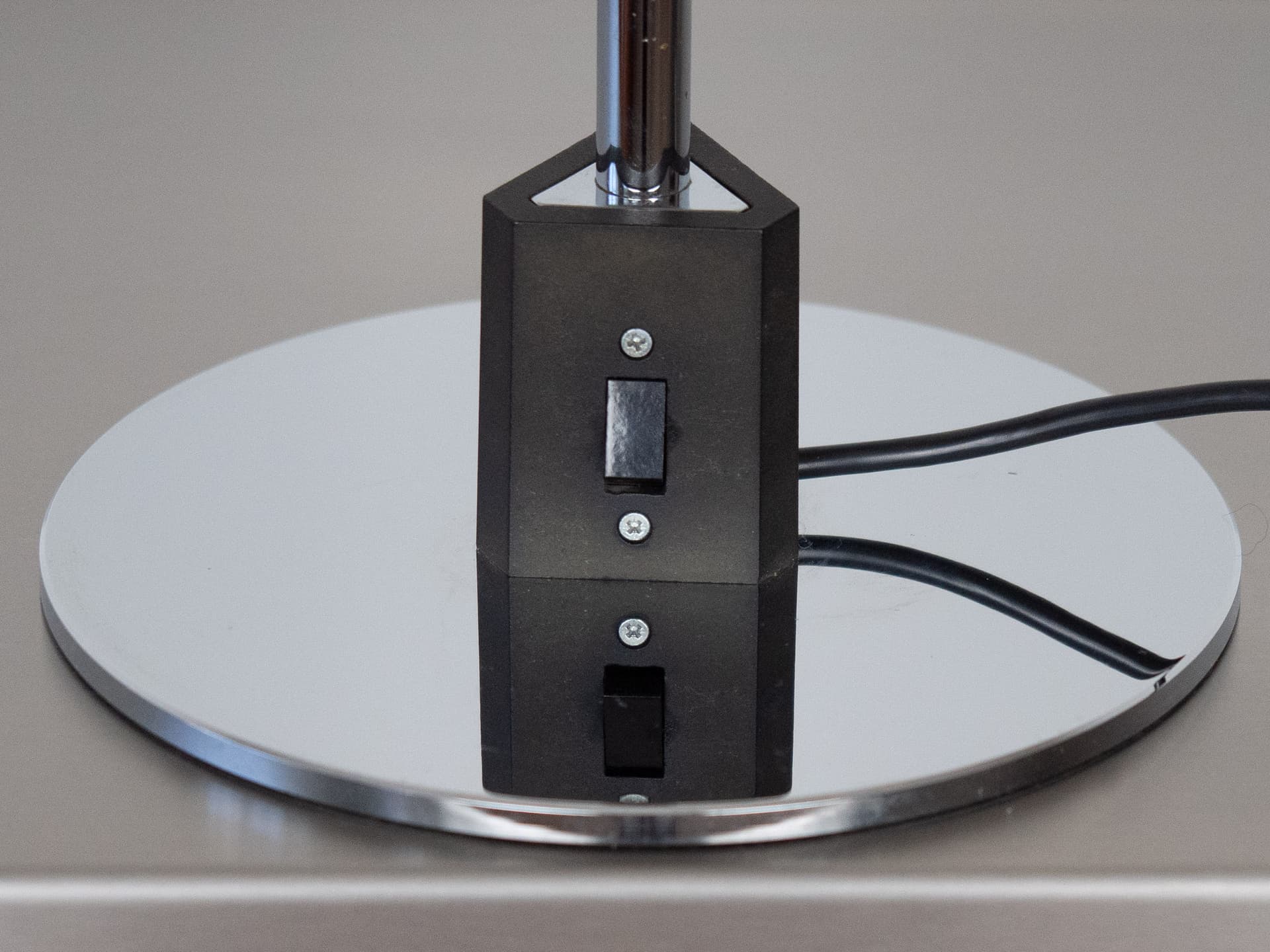 Table Lamp PH 4/3, white metal, by P. Henningsen, Louis Poulsen, Denmark, 1970s. - 255269