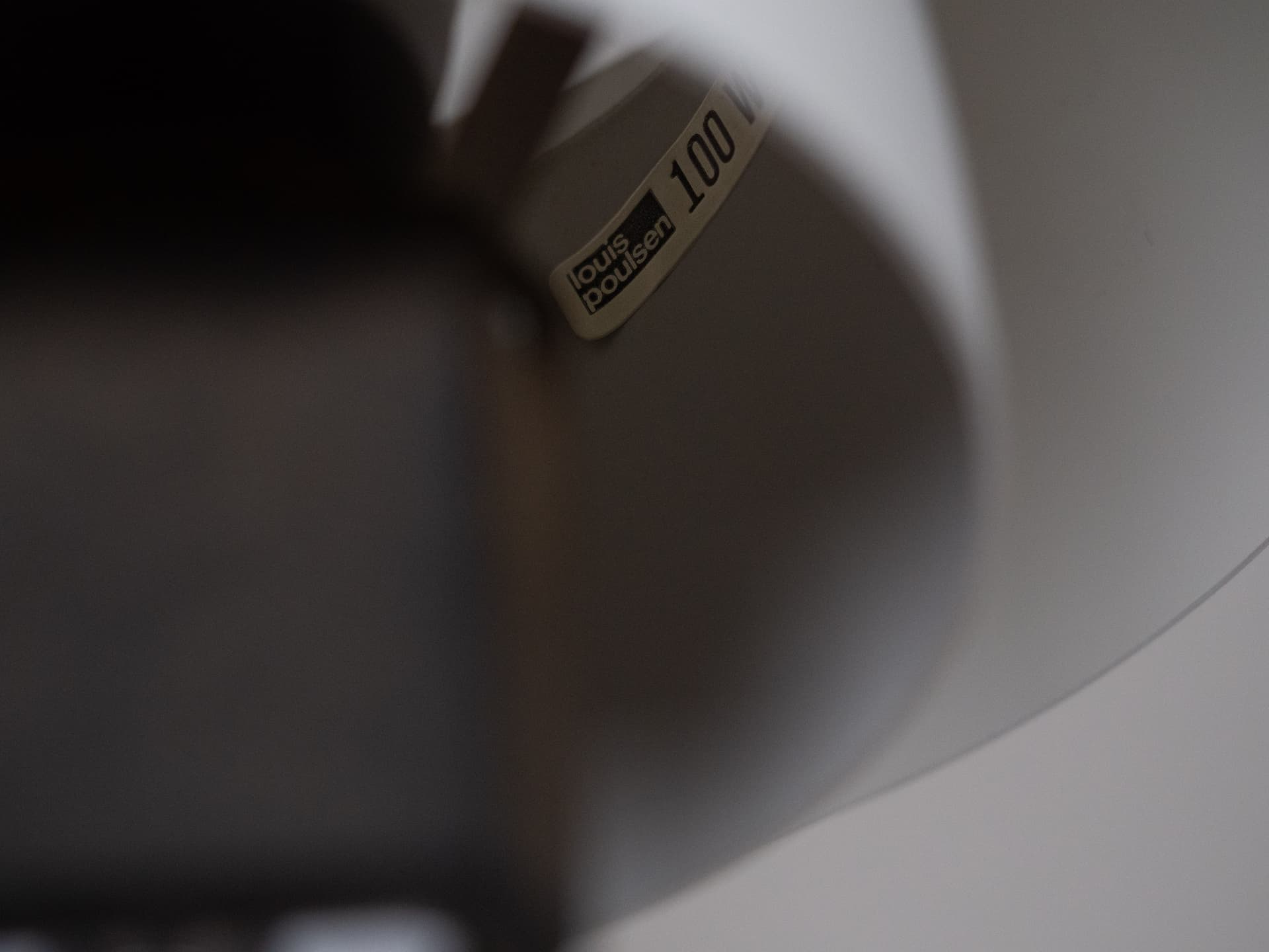 Table Lamp PH 4/3, white metal, by P. Henningsen, Louis Poulsen, Denmark, 1970s. - 255277