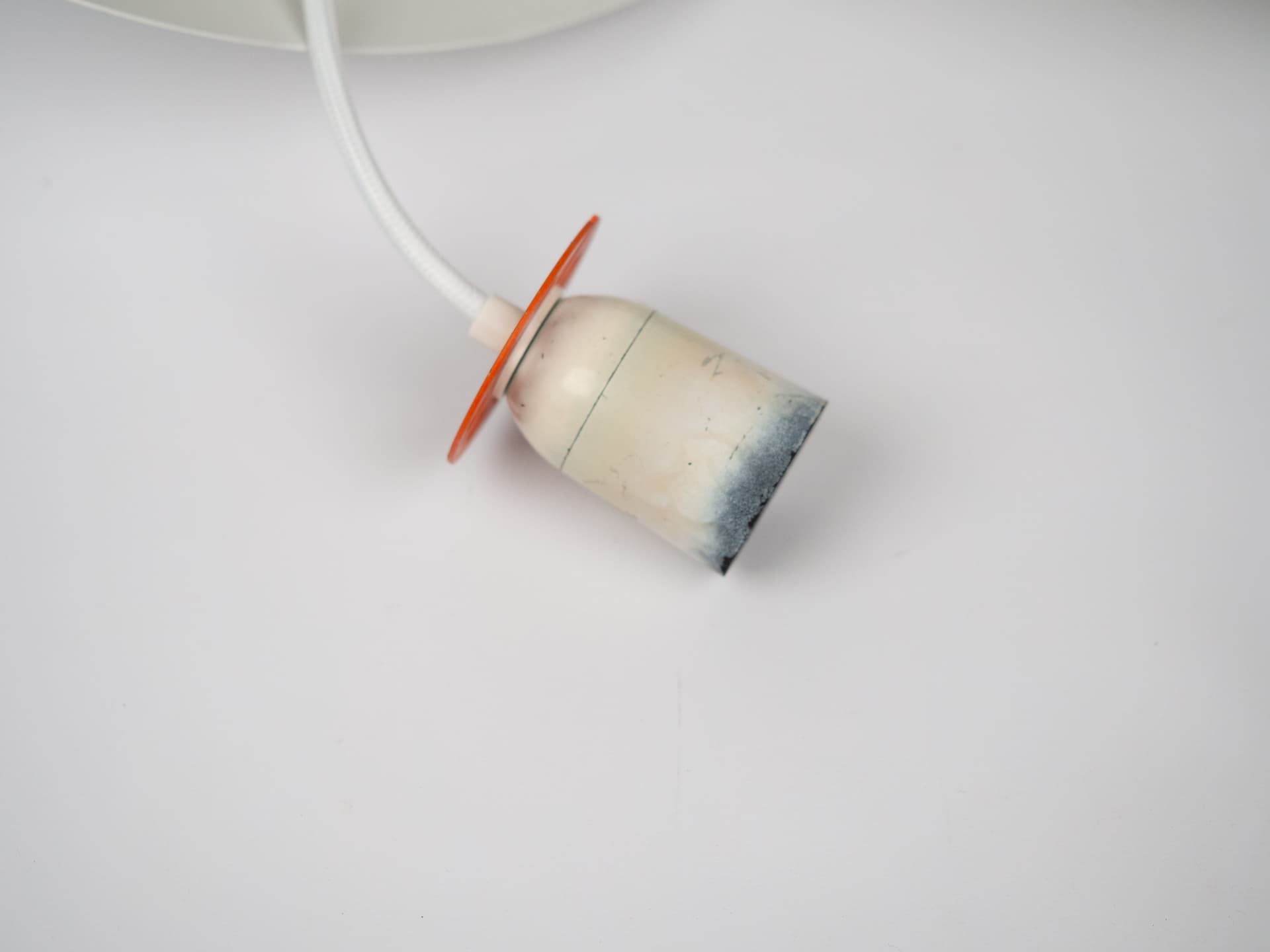 Para lamp wiszących PH 4/3, aluminium biały, proj. P. Henningsen, Louis Poulsen, Dania, lata 70. - 256140