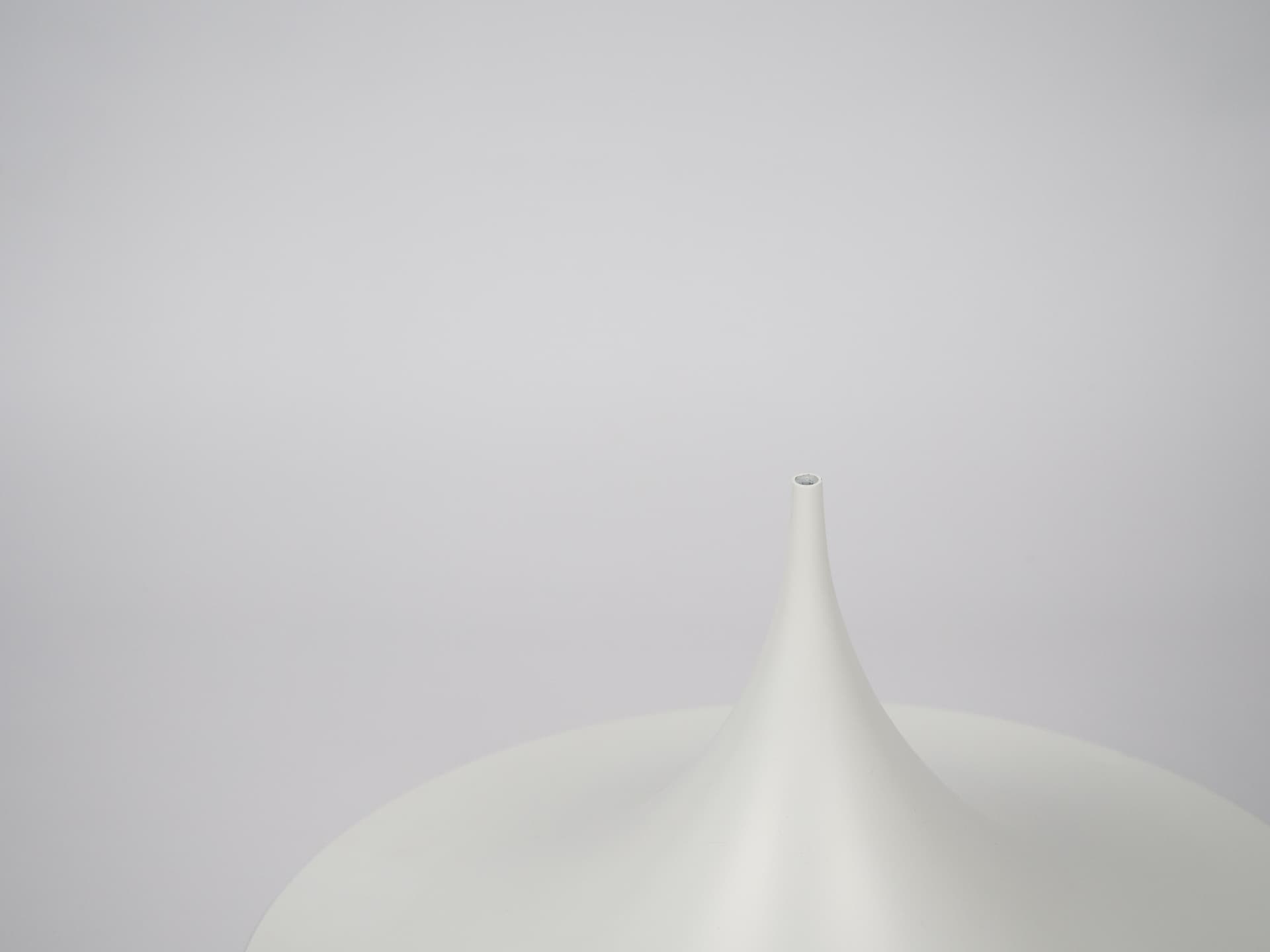 Lampa Semi, biały, metal, proj. C. Bonderup, T. Thorup, Fog & Mørup, Dania, lata 60. - 259246