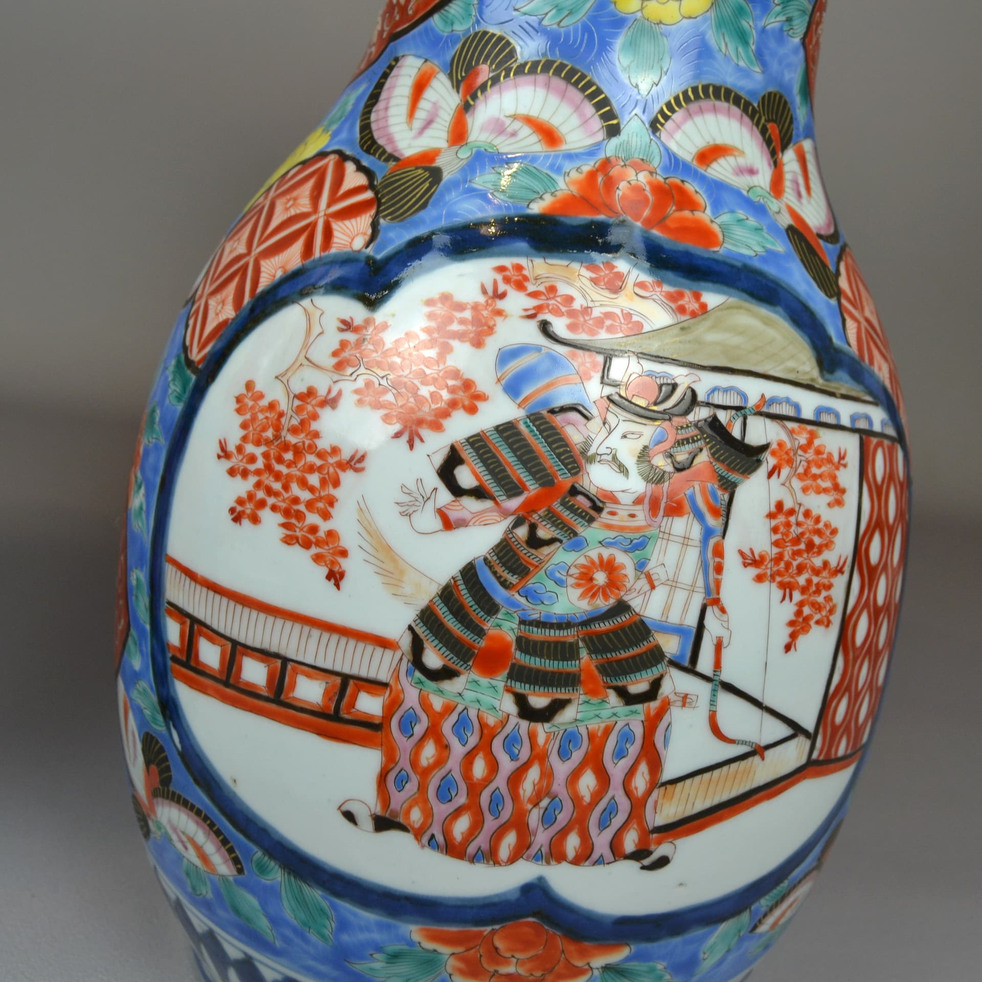 Para waz Imari, multikolor, porcelana, Japonia, XIX w. - 79328