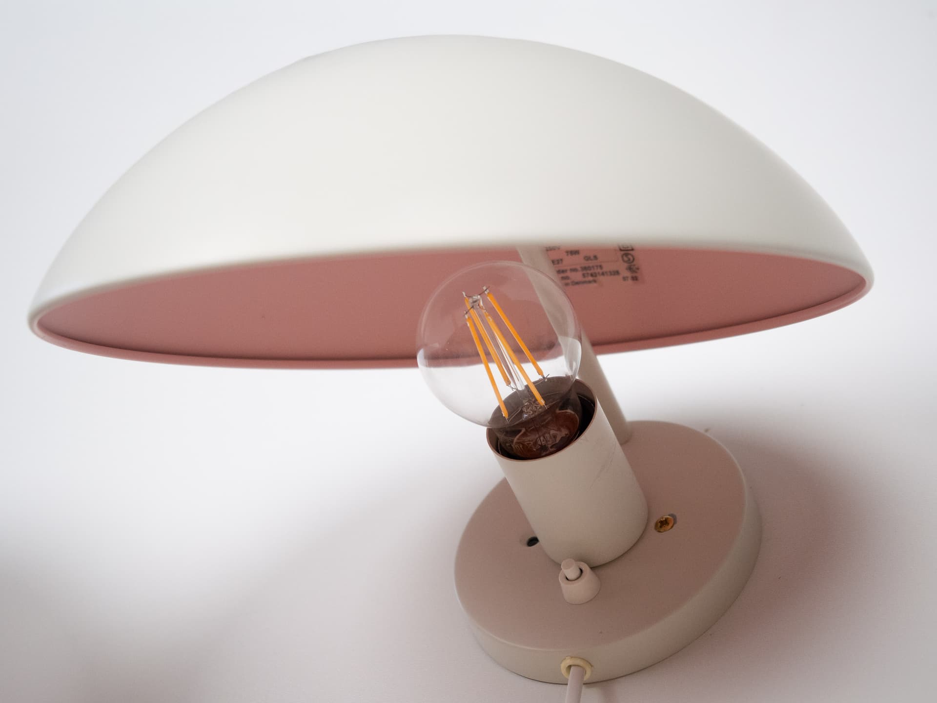 Pair of wall sconces PH Hat Maxi, grey aluminium, by P. Henningsen, Louis Poulsen, Denmark, 1960s. - 260687