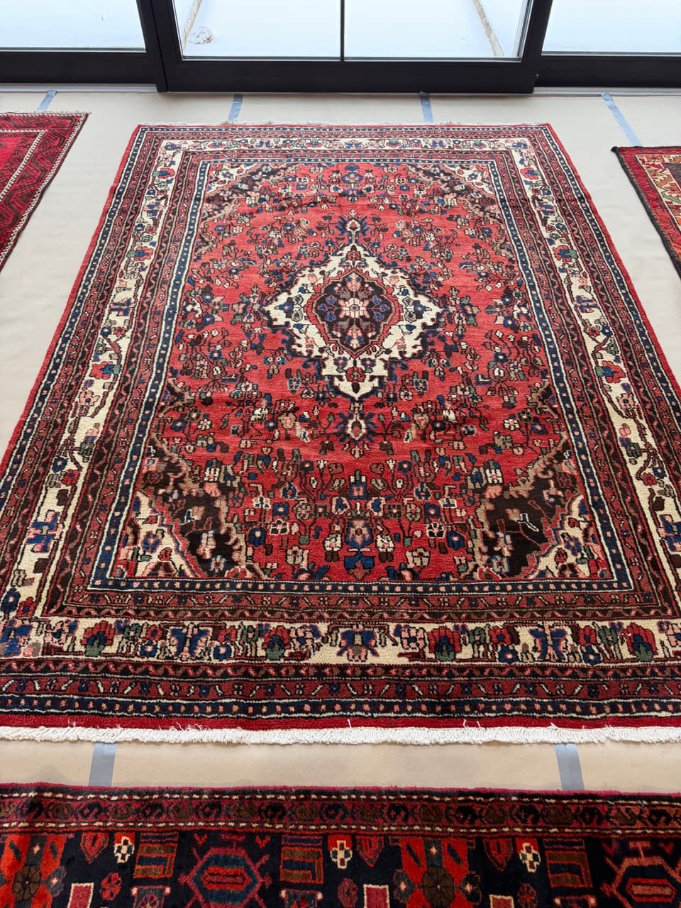 Dywan Hamadan 300x210 cm, multikolor, wełna, Iran - 260724