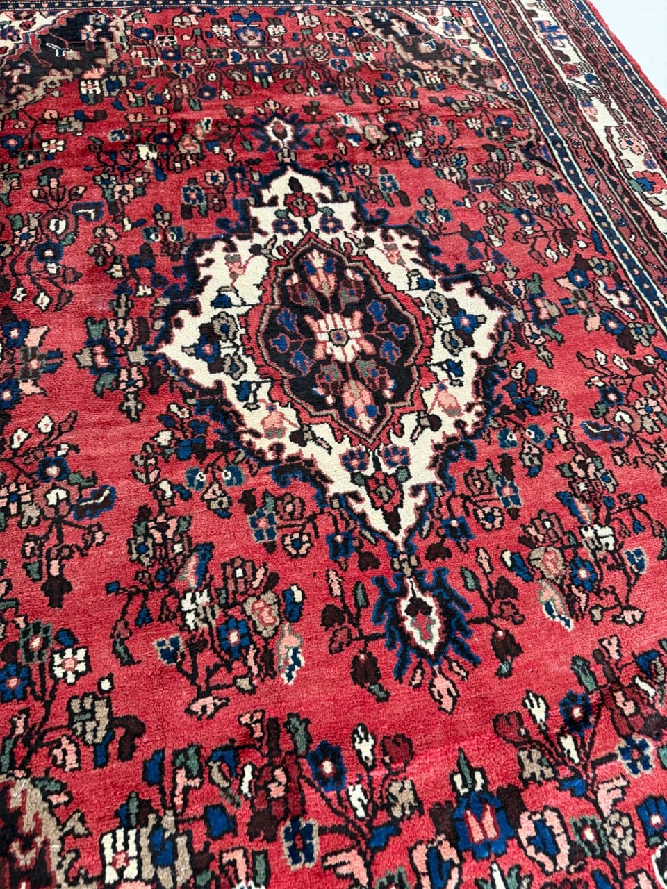 Dywan Hamadan 300x210 cm, multikolor, wełna, Iran - 260727