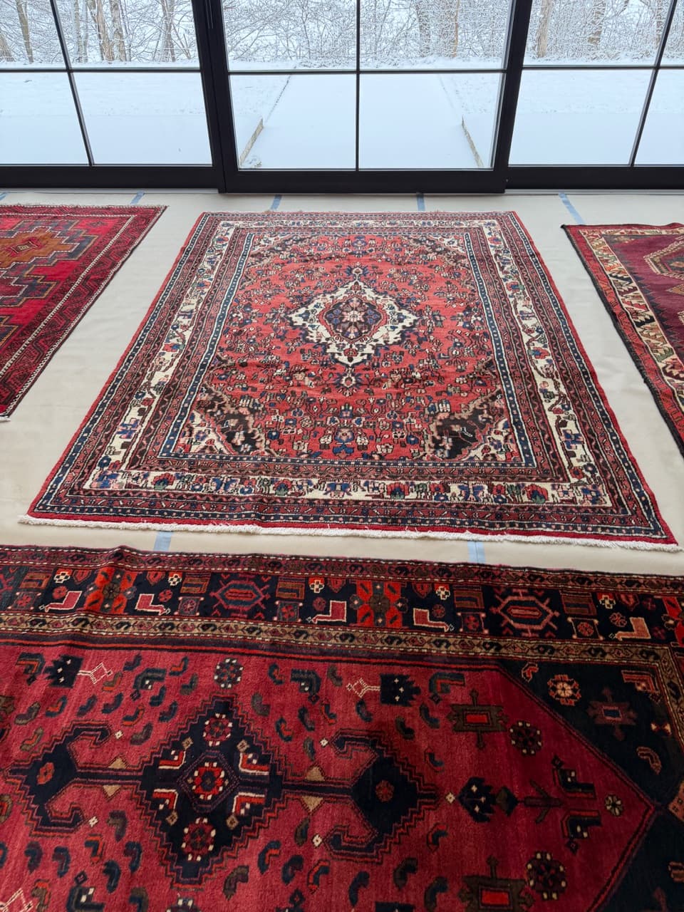 Dywan Hamadan 300x210 cm, multikolor, wełna, Iran - 260723