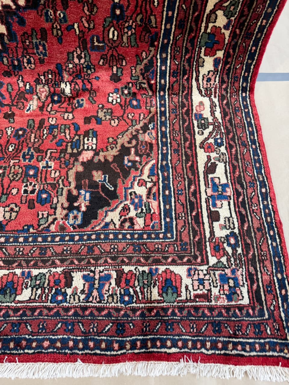 Dywan Hamadan 300x210 cm, multikolor, wełna, Iran - 260731