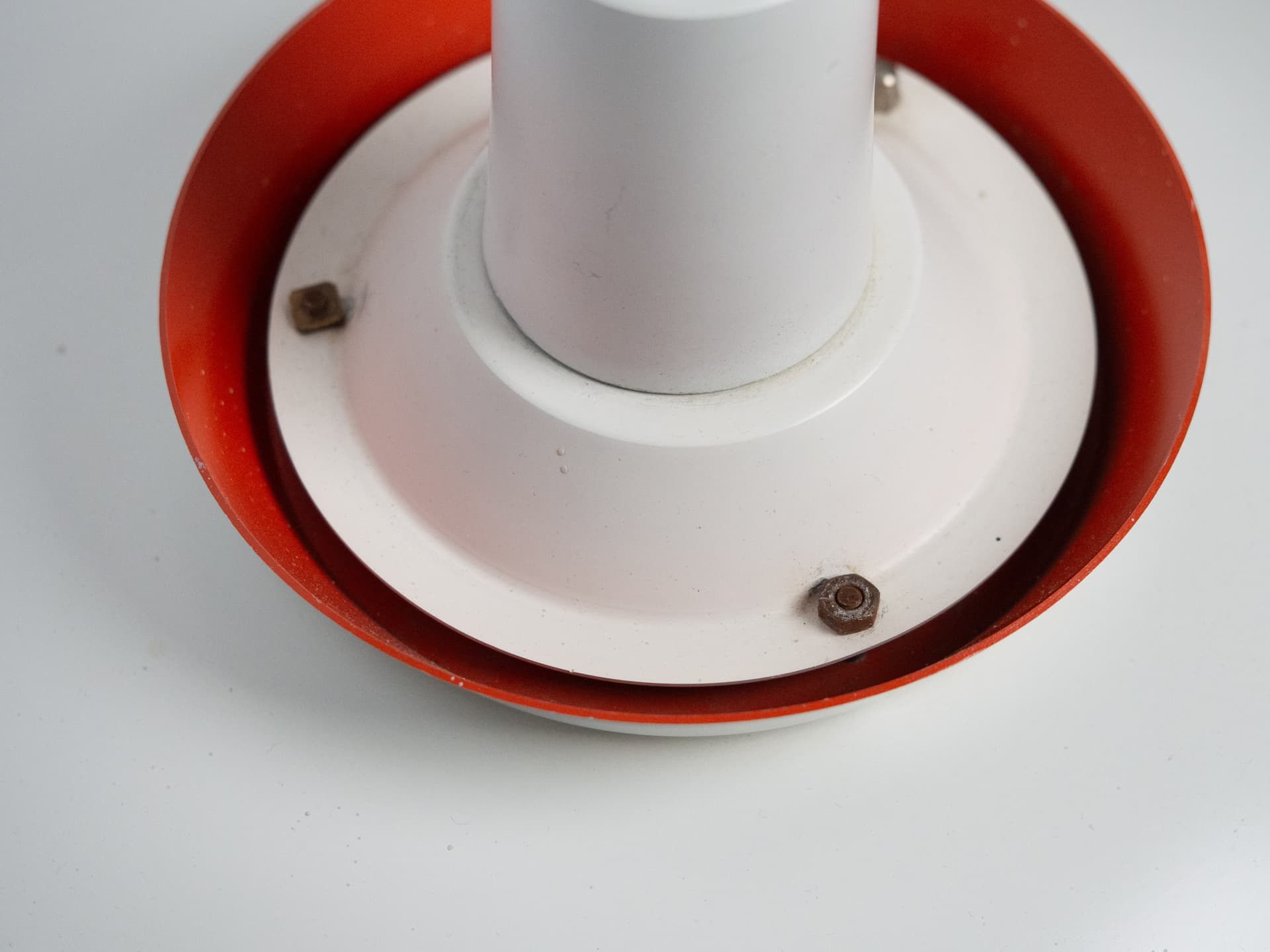 Para lamp wiszących, biały, metal, Dania, lata 80. - 260758