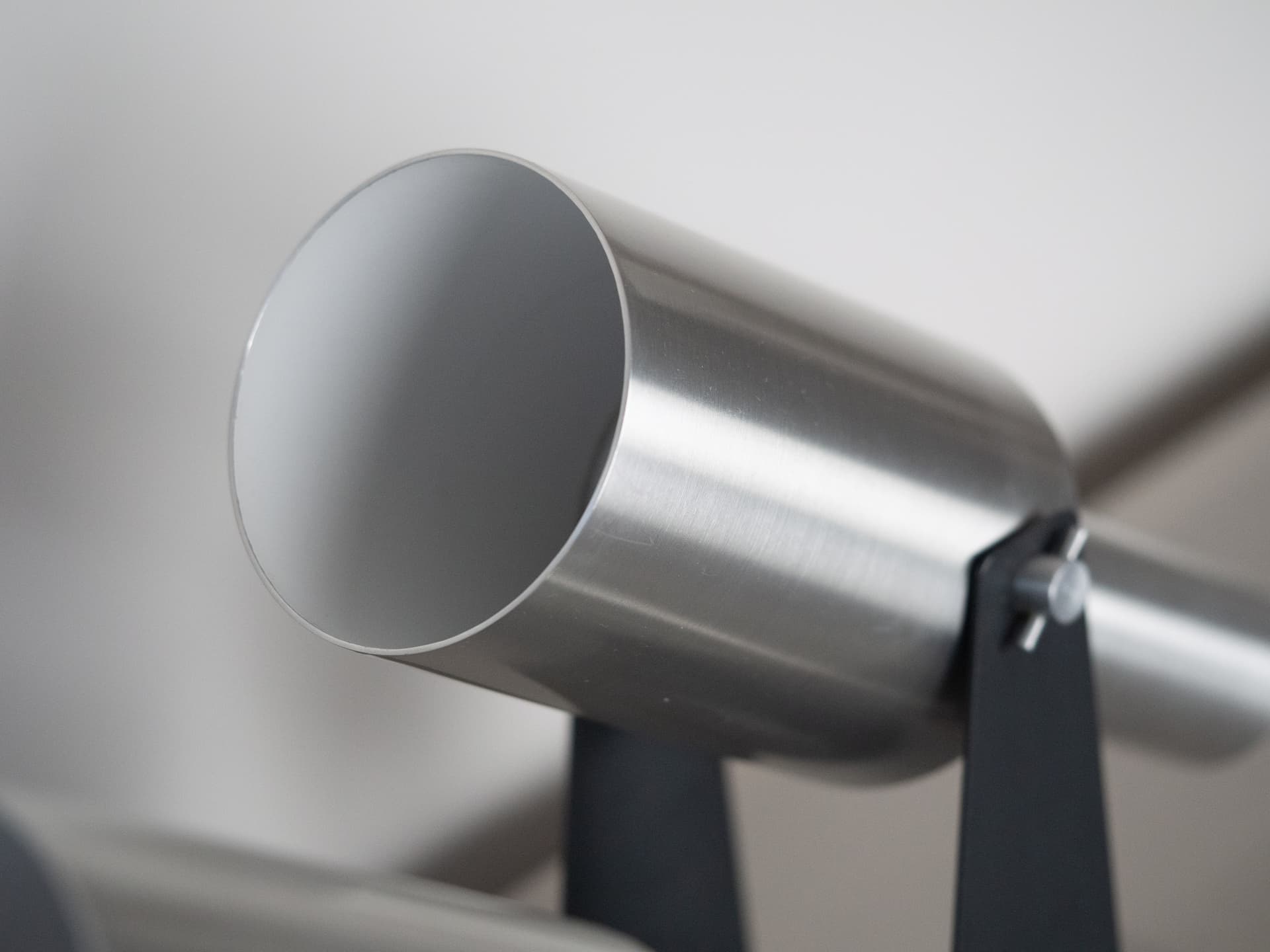 Pair of wall sconces Sonet, silver aluminum, Fog & Mørup, Denmark, 1960s. - 260823