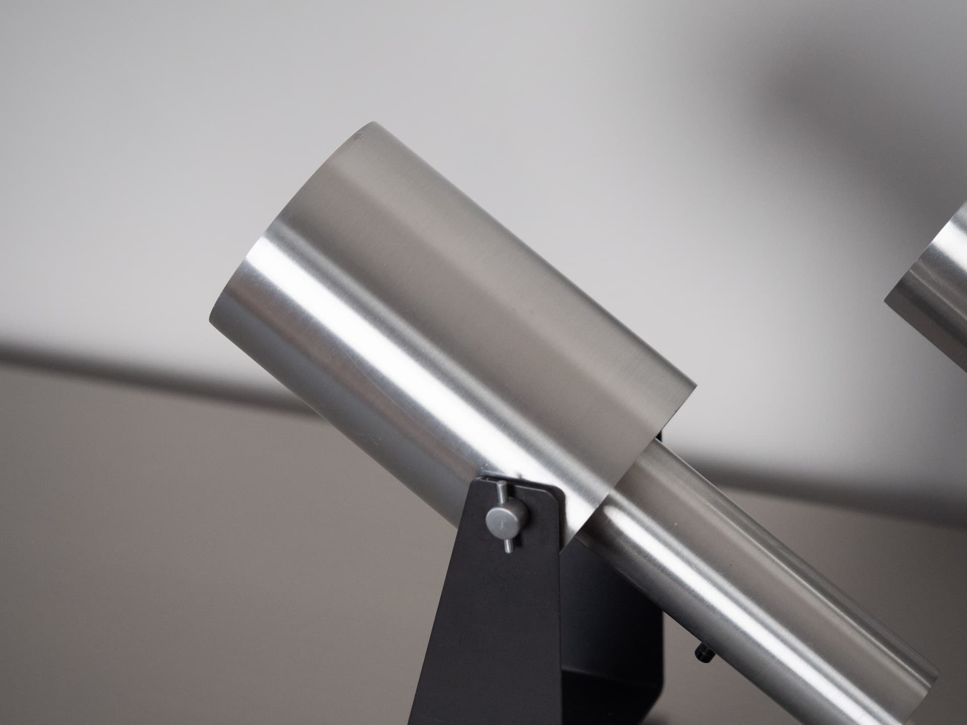 Pair of wall sconces Sonet, silver aluminum, Fog & Mørup, Denmark, 1960s. - 260824