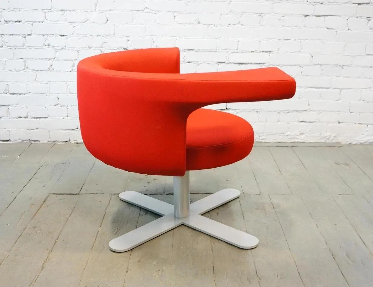 Armchair Hotspot Lounge, multicolor fabric, by O. Zape, Drabert, Germany, 1980s. - 19005