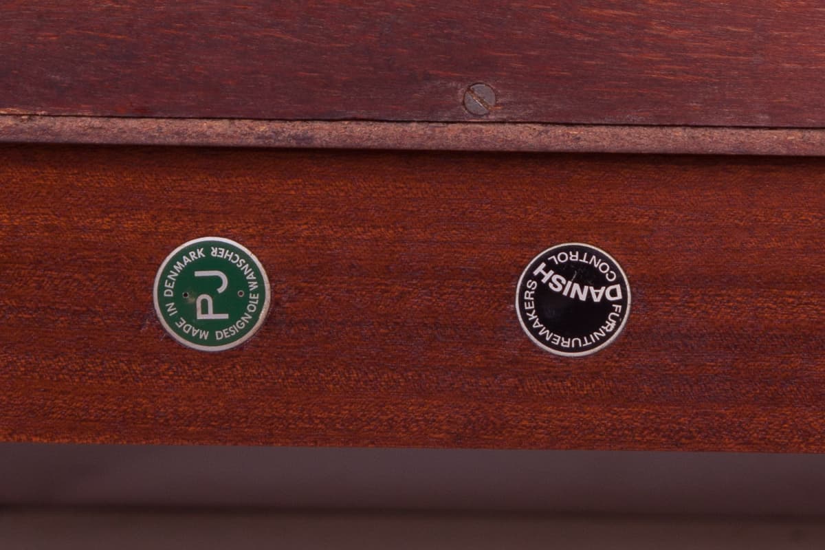 Sideboard Rungstedlund, brown teak, by O. Wanscher, Poul Jeppesens Møbelfabrik, Denmark, 1960s. - 261478