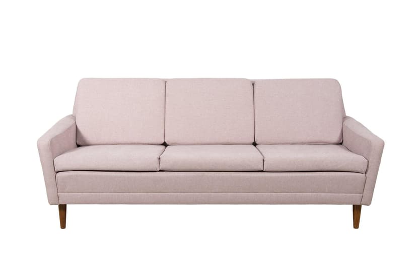 Sofa, teak, róż, Dux, Szwecja, lata 60.