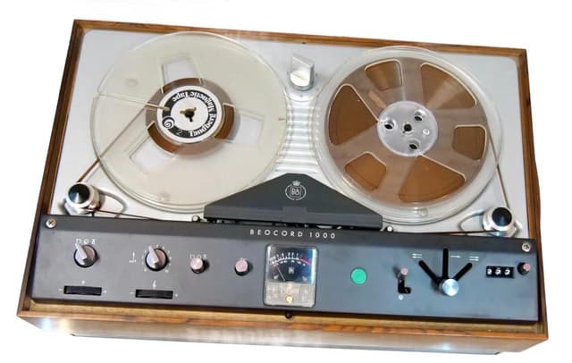 Magnetofon szpulowy Beocord 1000, palisander brązowy, Bang & Olufsen, Dania, lata 60. - WYMIARY