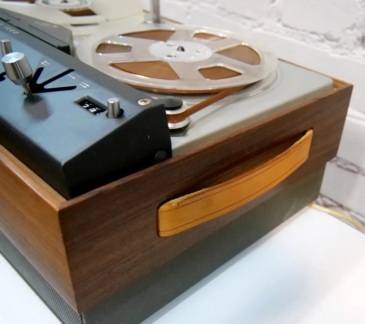 Magnetofon szpulowy Beocord 1000, palisander brązowy, Bang & Olufsen, Dania, lata 60. - 18962