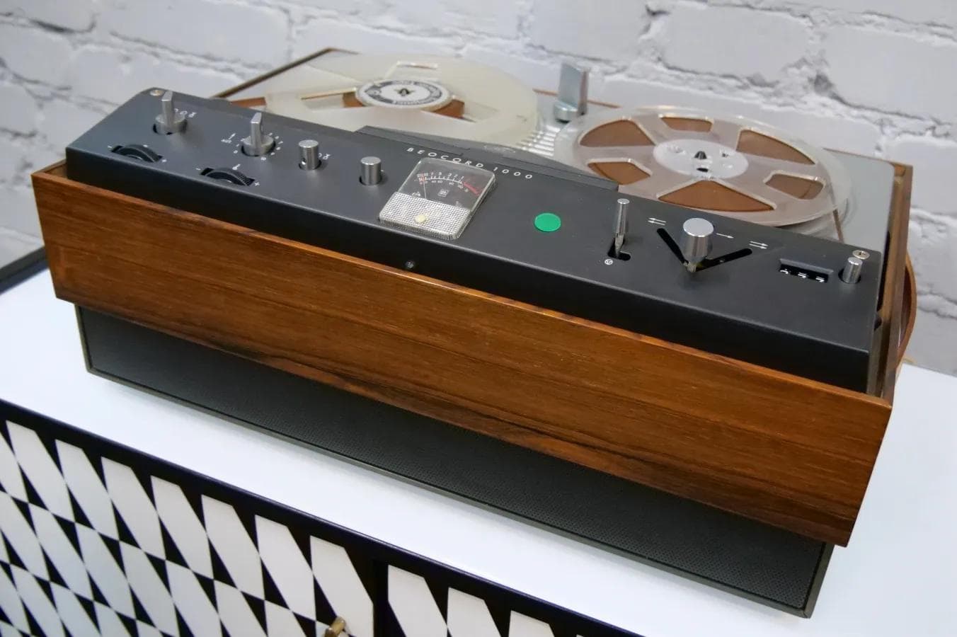 Magnetofon szpulowy Beocord 1000, palisander brązowy, Bang & Olufsen, Dania, lata 60. - 18959