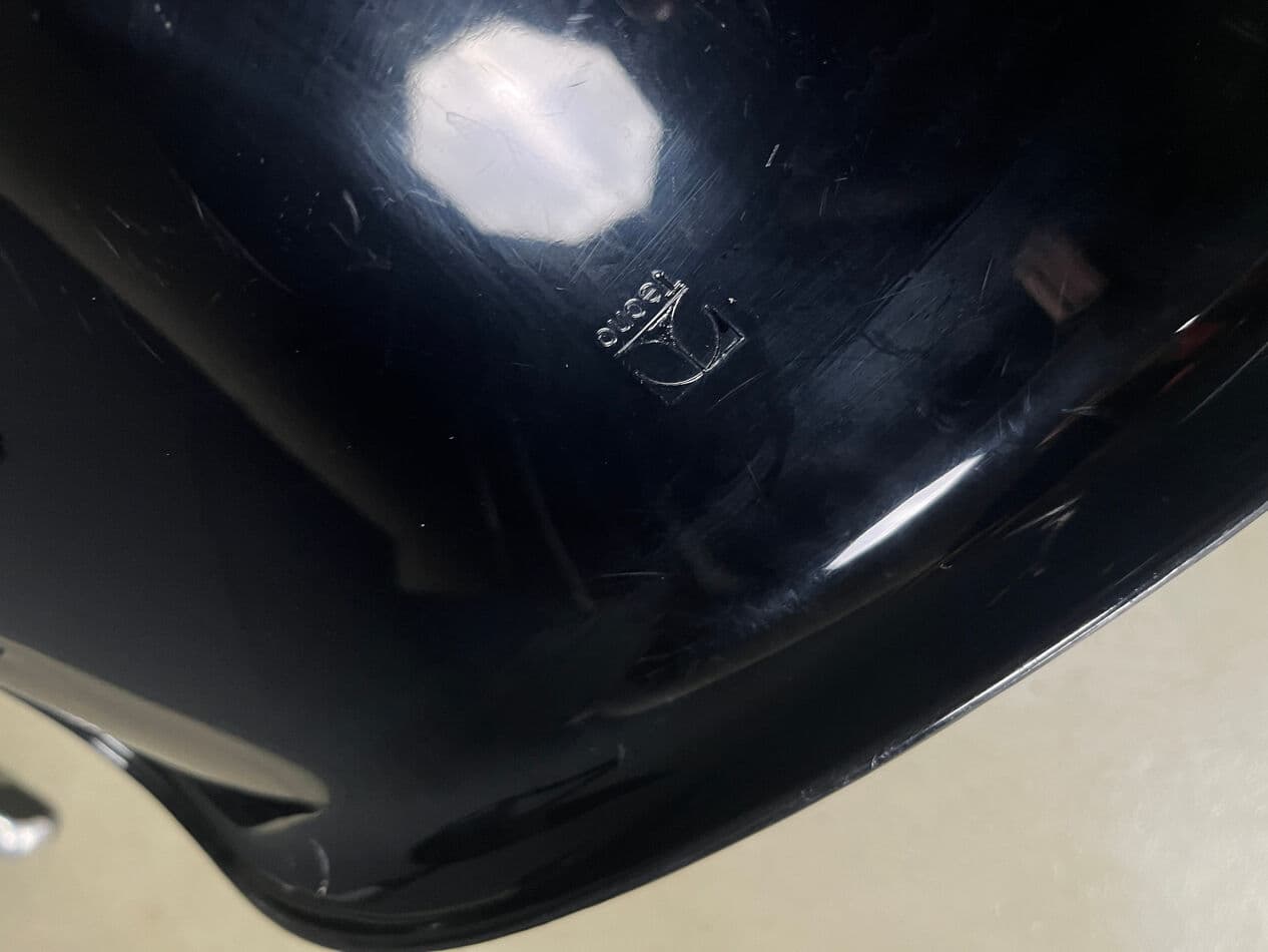 set of two chairs Modus, black plastic, by O. Borsani, Tecno, Italy, 1970s - 275122