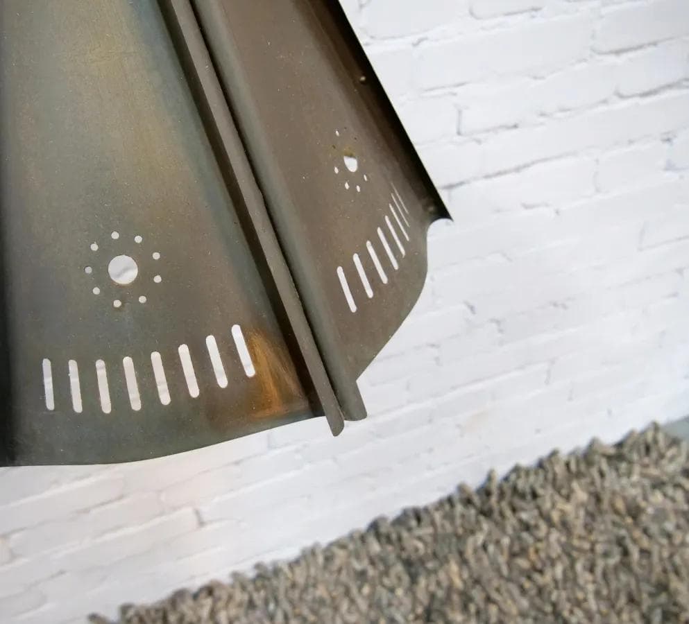 Pendant Lamp Arts & Crafts, dark brown, brass, United Kingdom, 1930s. - 19240