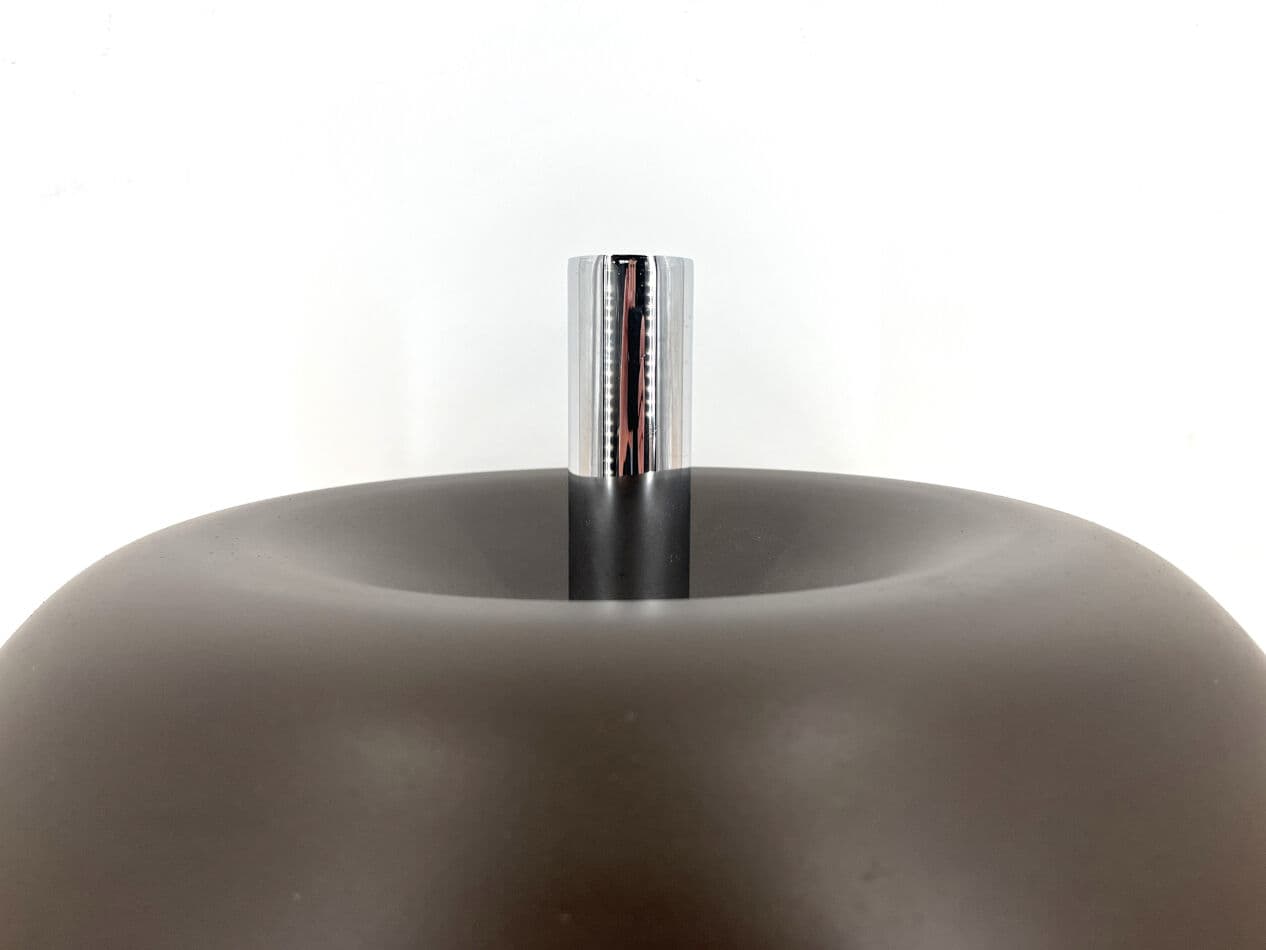 Lampa stołowa Space Age, brązowy, metal, proj. E. Hillebrand, Niemcy, lata 70. - 274476