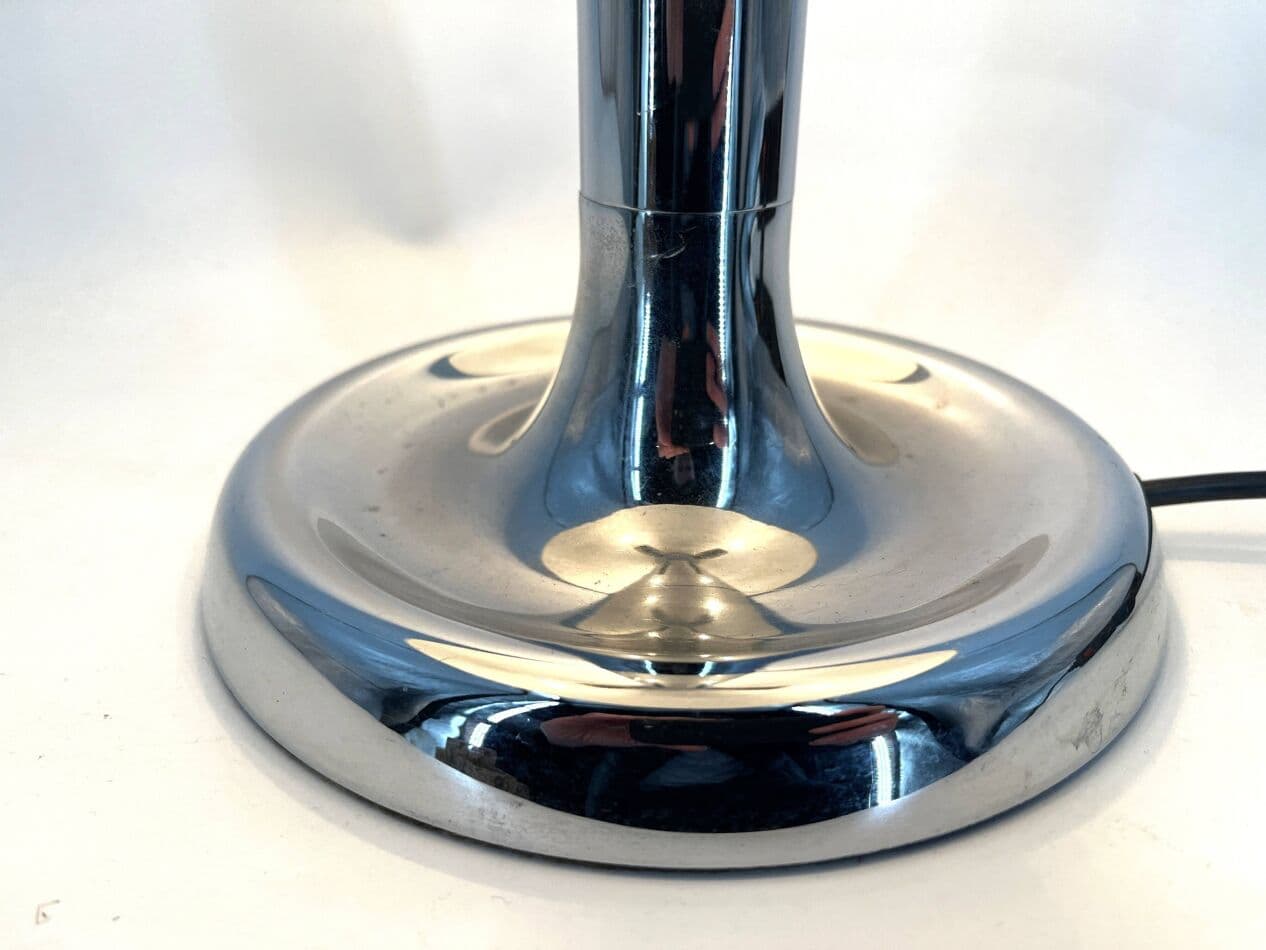 Lampa stołowa Space Age, brązowy, metal, proj. E. Hillebrand, Niemcy, lata 70. - 274474