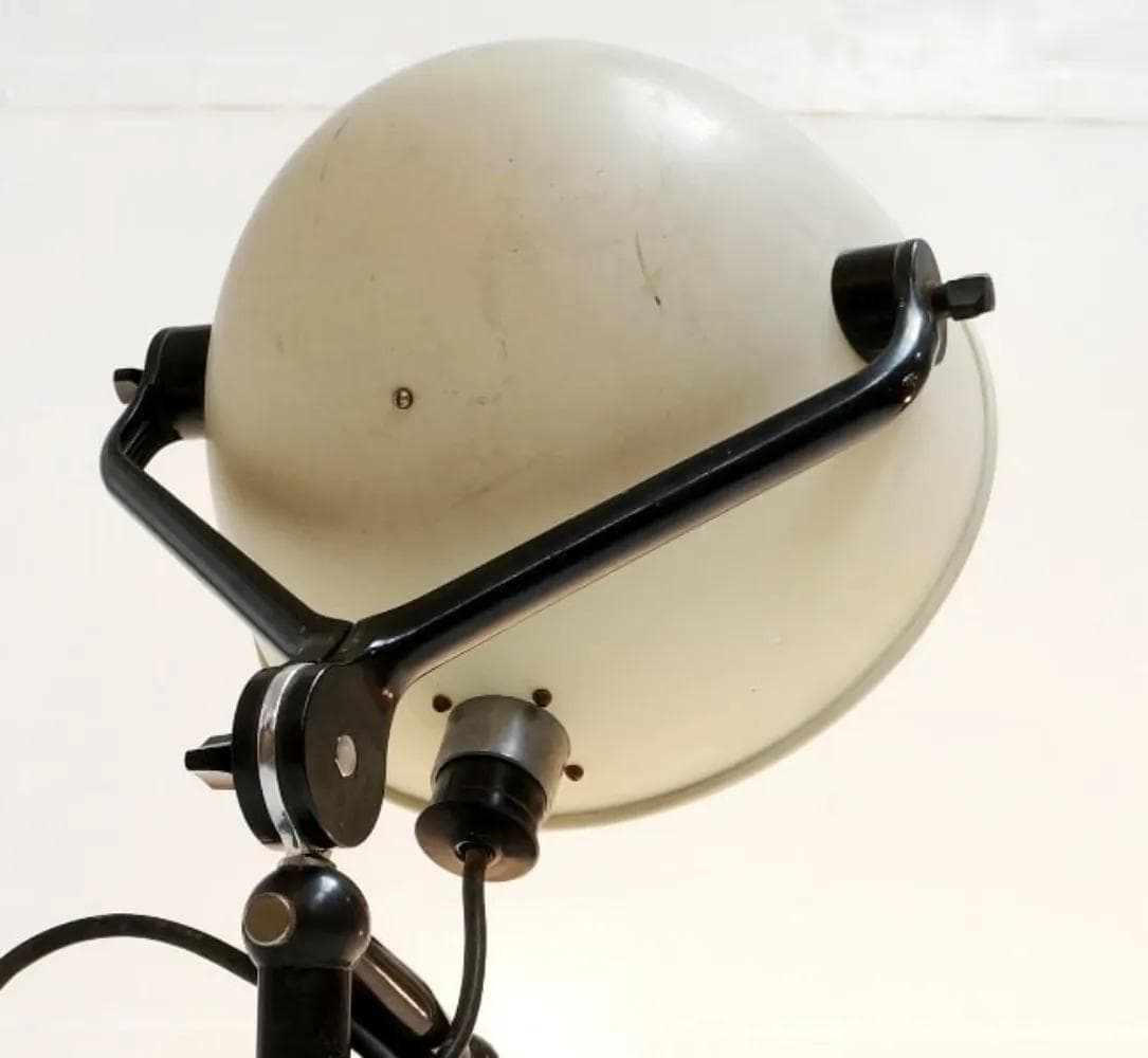 Lampa stołowa Hanau, ivory white, bakelit, Niemcy, lata 60. - 19179