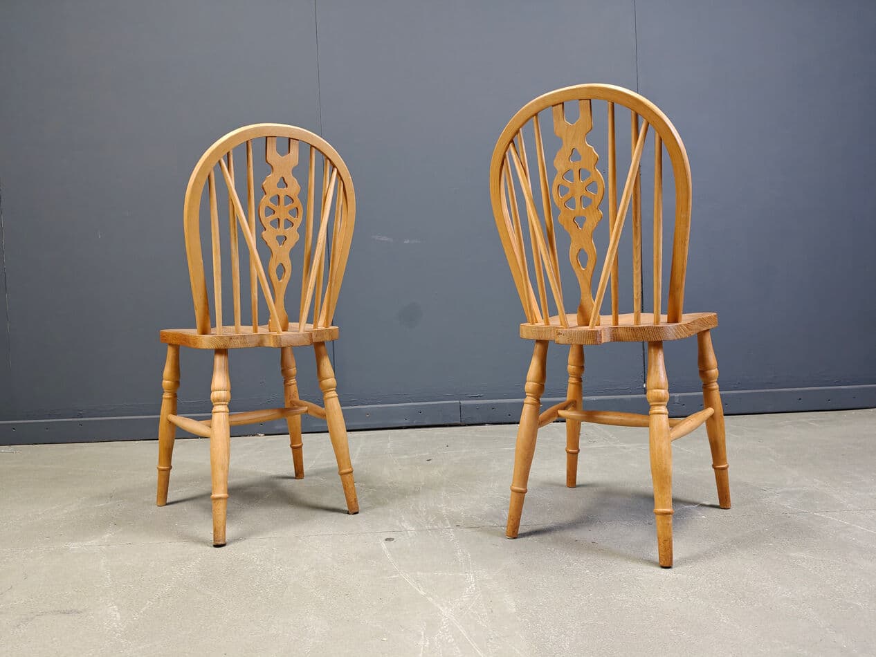 set of six dining chairs Ercol, beige, wood, United Kingdom, 1960s - 274031