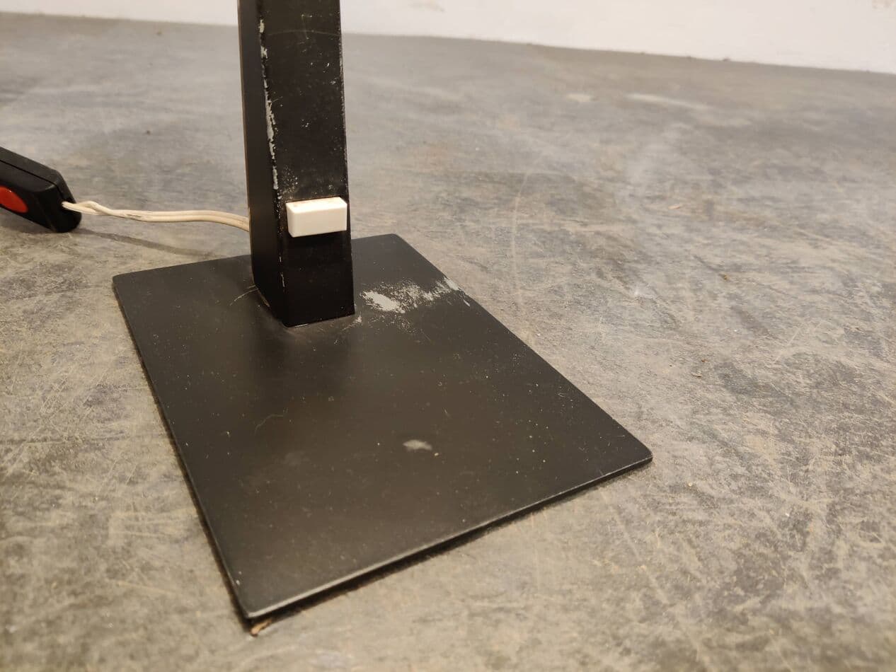 Lampa stołowa, mosiądz czarny, Philips, Holandia, lata 50. - 273534