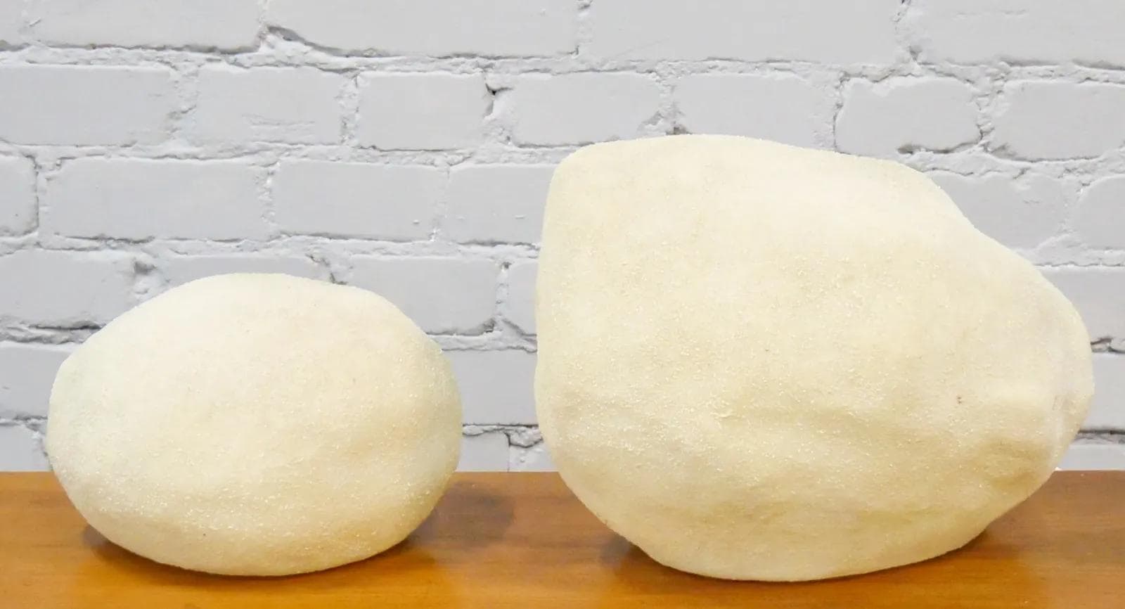 Komplet lamp podłogowych Moonstone, żółty, włókno szklane, Leola, Niemcy, lata 70. - 19163