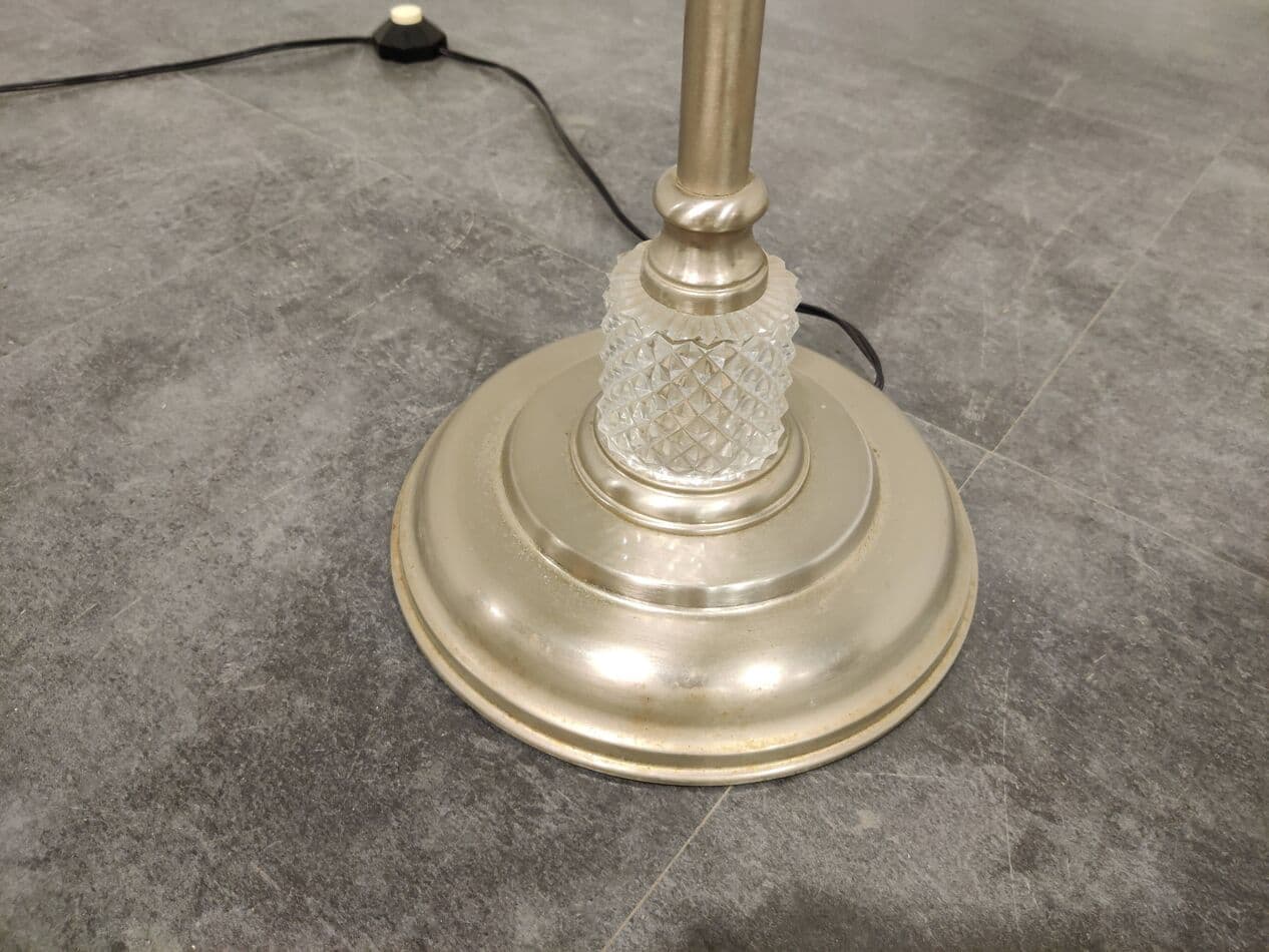 Lampa podłogowa Pineapple Leaf, złoty, metal, Belgia, lata 70. - 272681