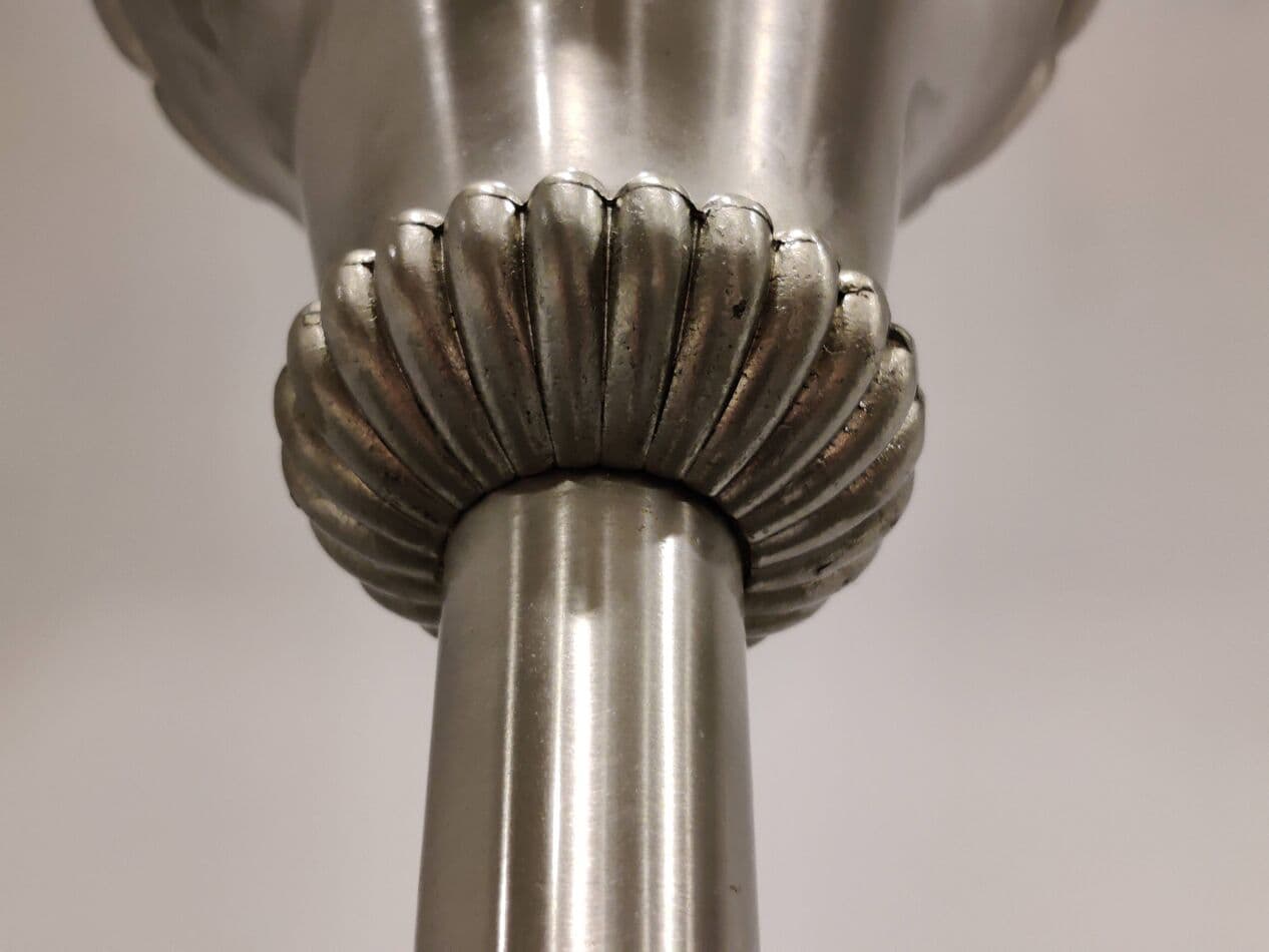 Lampa podłogowa Pineapple Leaf, złoty, metal, Belgia, lata 70. - 272677