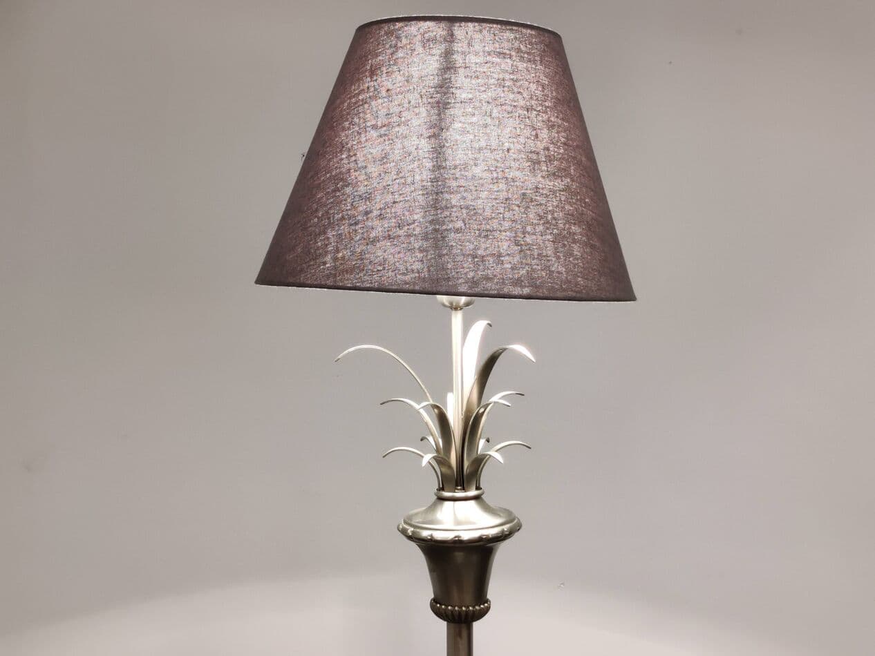 Lampa podłogowa Pineapple Leaf, złoty, metal, Belgia, lata 70. - 272682