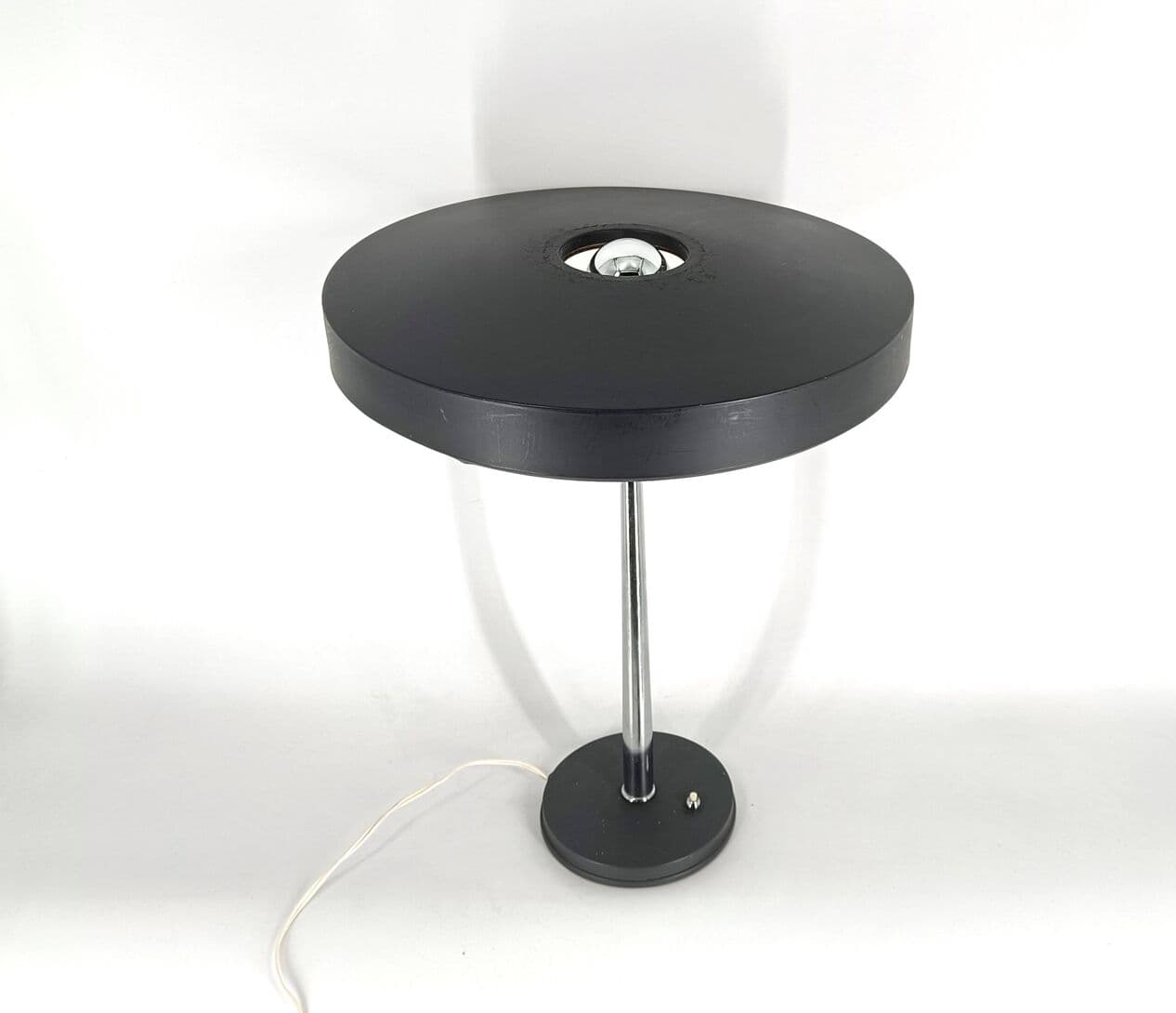 Lampa biurkowa Timor, szary, metal, proj. L. Kalff, Philips, Holandia, lata 60. - 271838