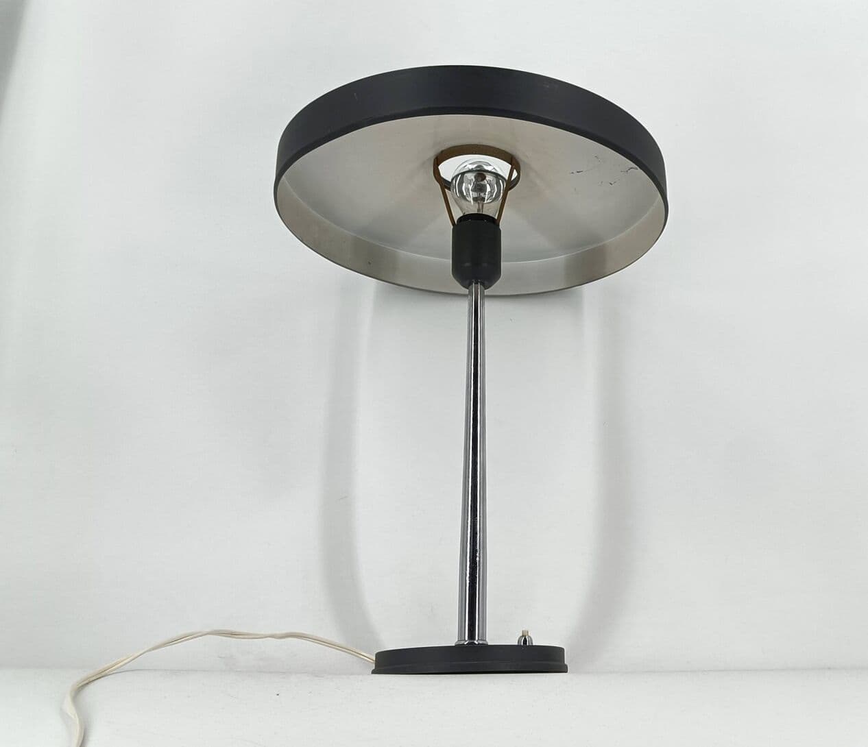 Lampa biurkowa Timor, szary, metal, proj. L. Kalff, Philips, Holandia, lata 60. - 271842