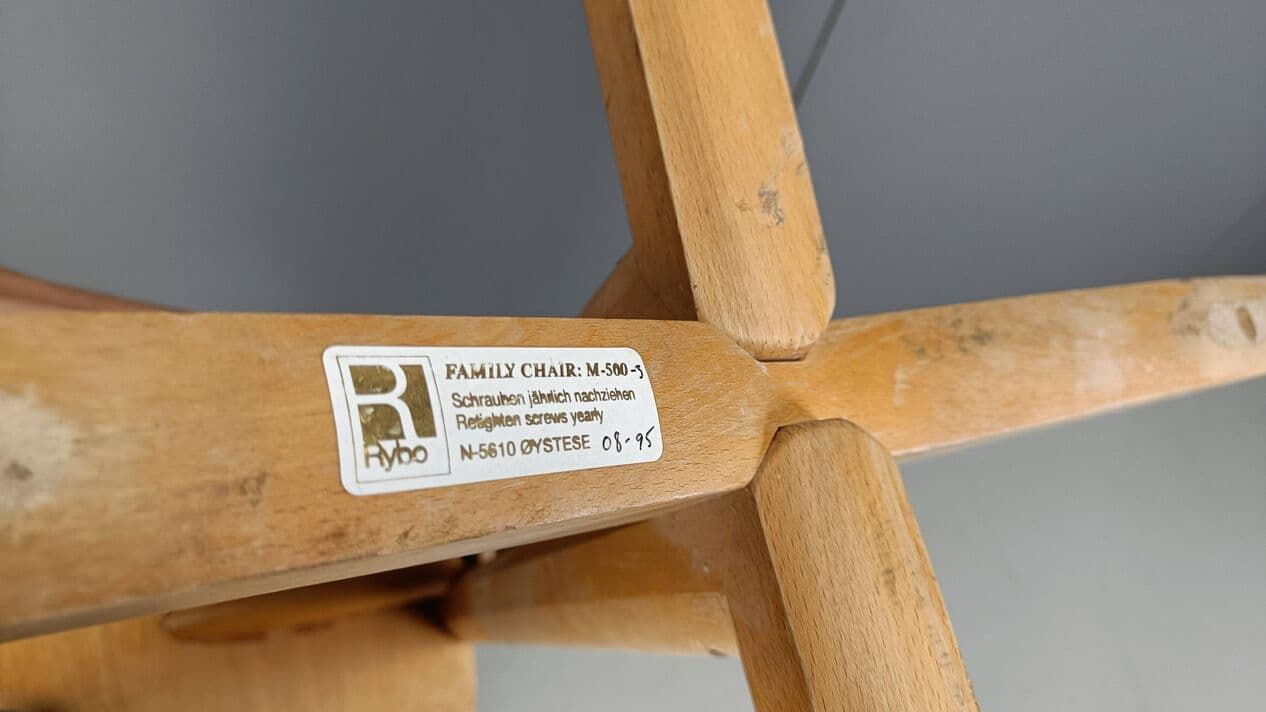 Para krzeseł ergonomicznych, sklejka beżowa, Norwegia, lata 70. - 271218