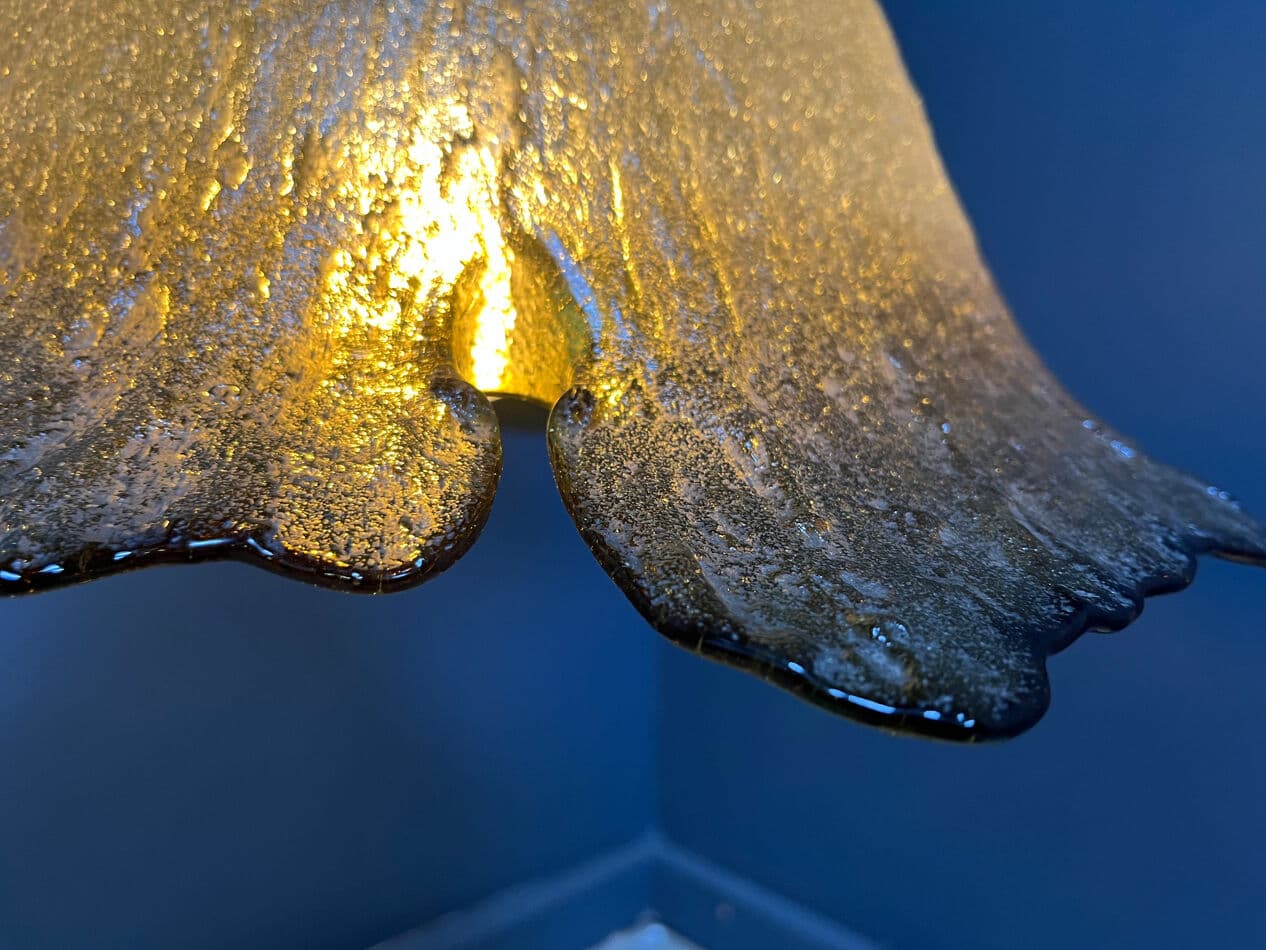 Lampa wisząca Murano, transparentna, szkło, Włochy, lata 60. - 270368