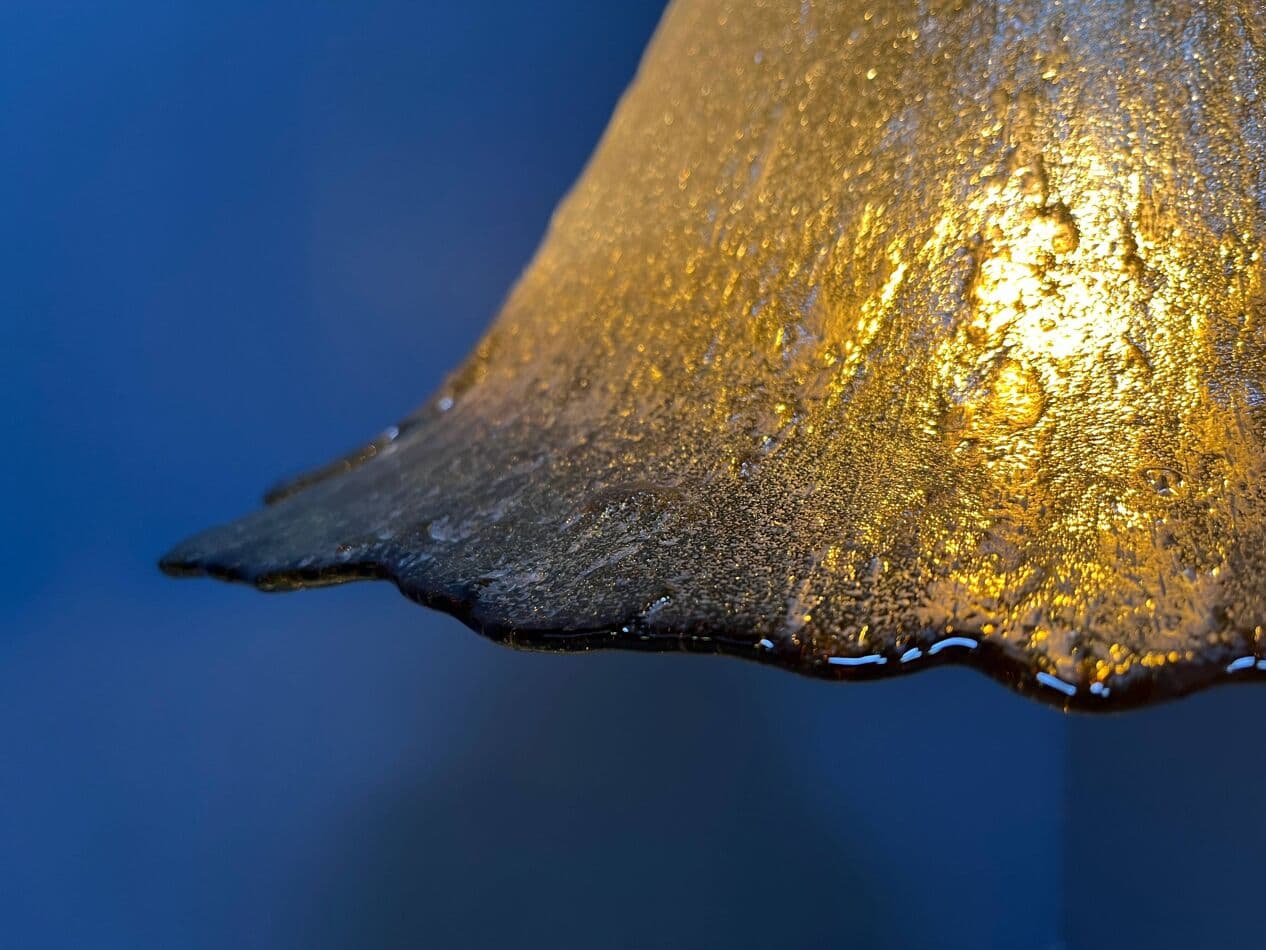 Lampa wisząca Murano, transparentna, szkło, Włochy, lata 60. - 270367