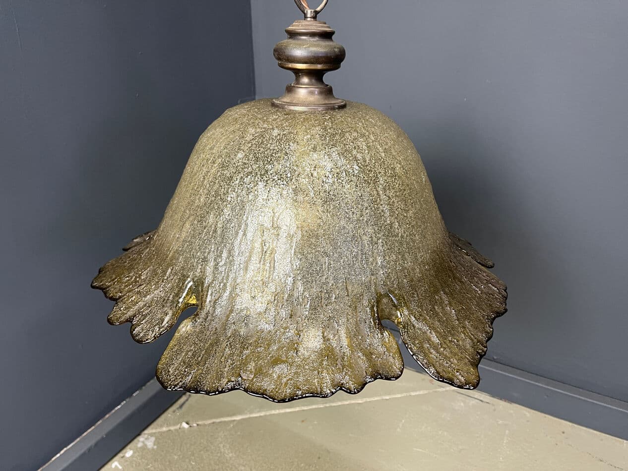 Lampa wisząca Murano, transparentna, szkło, Włochy, lata 60. - 270361