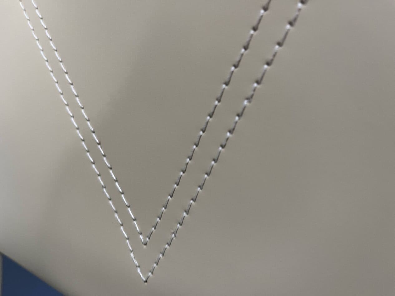 komplet czterech krzeseł jadalnianych, skóra beżowa, Włochy, lata 80. - 269871