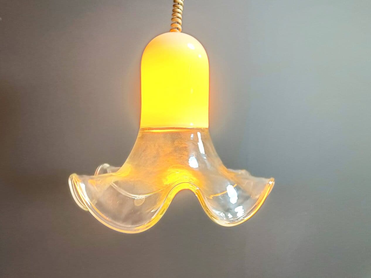Lampa wisząca Murano, multikolor, szkło, proj. R. Pamio, R. Toso, Włochy, lata 70. - 269335