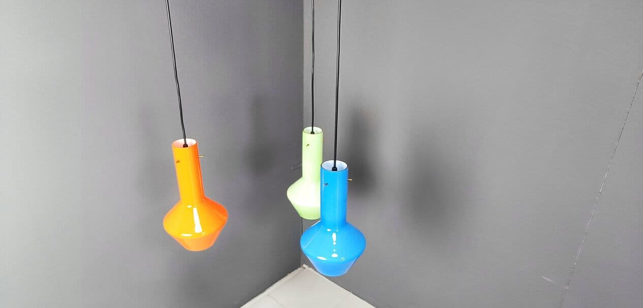 Chandelier, Murano, multicolour glass, Italy, 1960s. - 269140