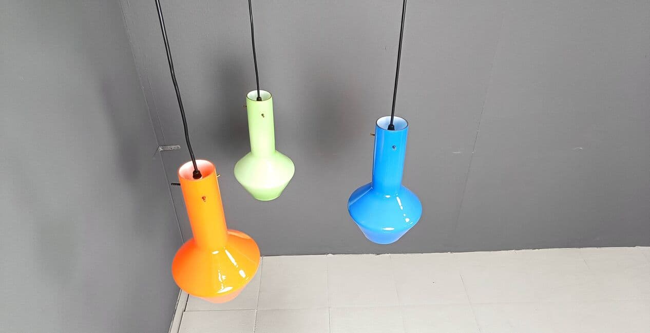 Chandelier, Murano, multicolour glass, Italy, 1960s. - 269144