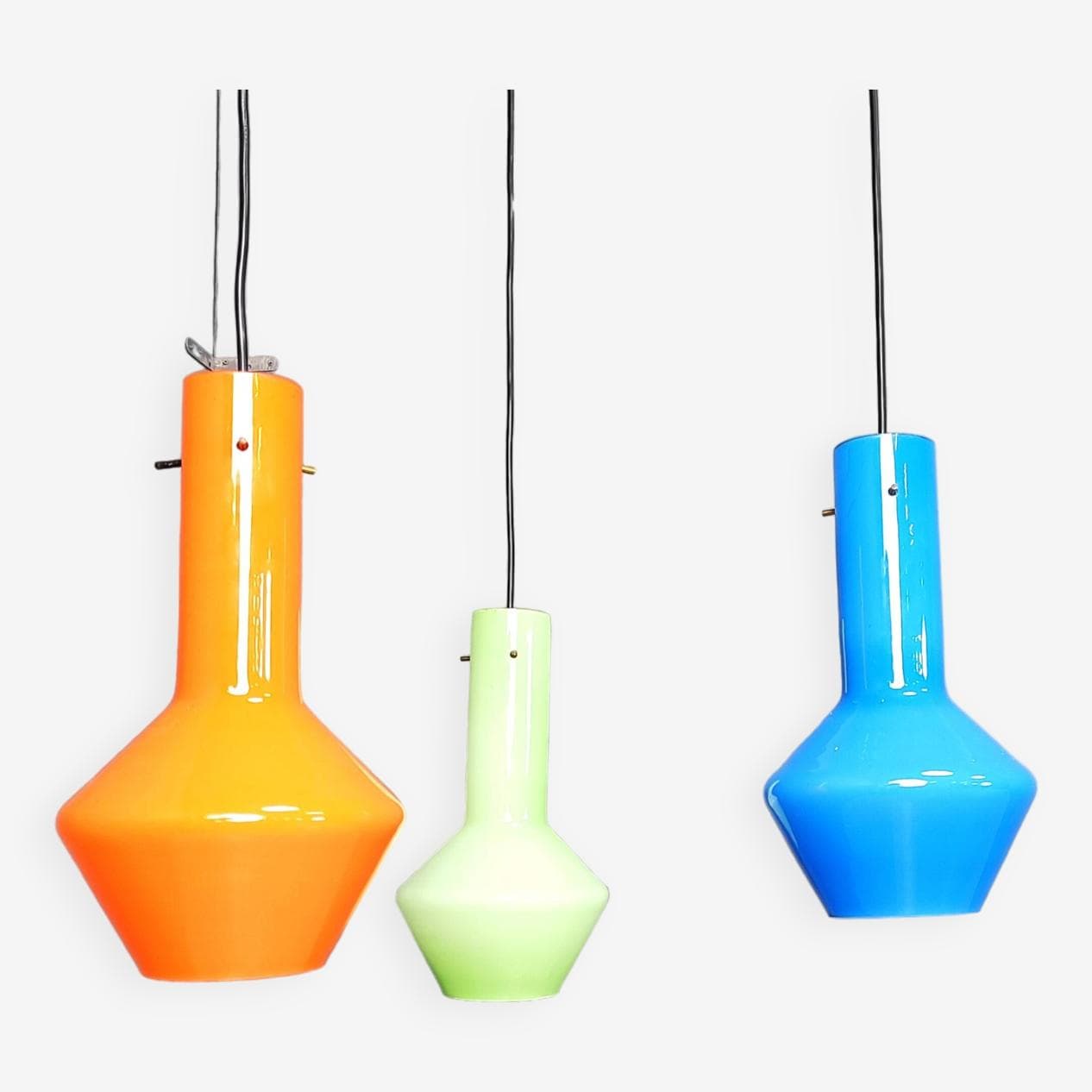 Chandelier, Murano, multicolour glass, Italy, 1960s. - 269139