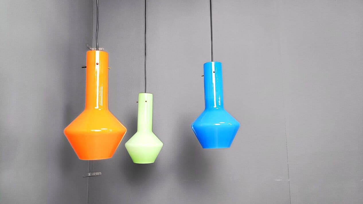 Chandelier, Murano, multicolour glass, Italy, 1960s. - 269145