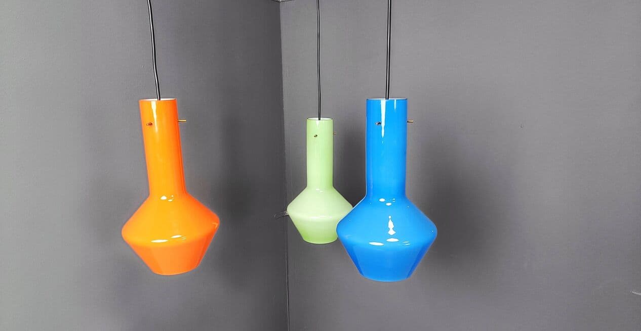 Chandelier, Murano, multicolour glass, Italy, 1960s. - 269141